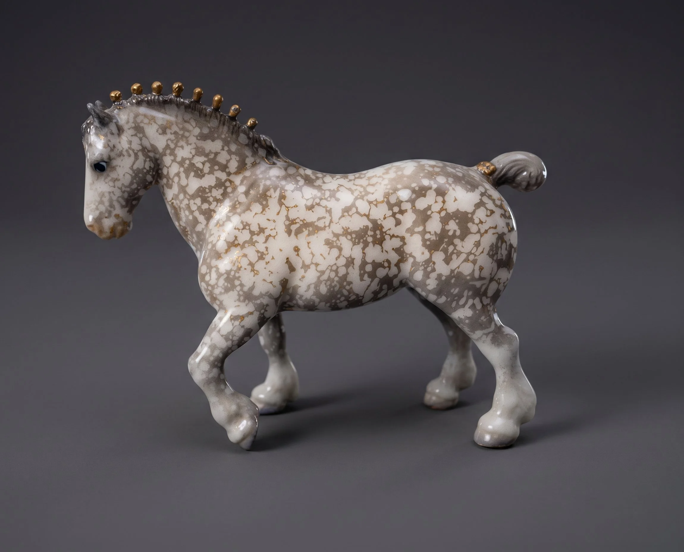 Dapple Gray Clydesdale