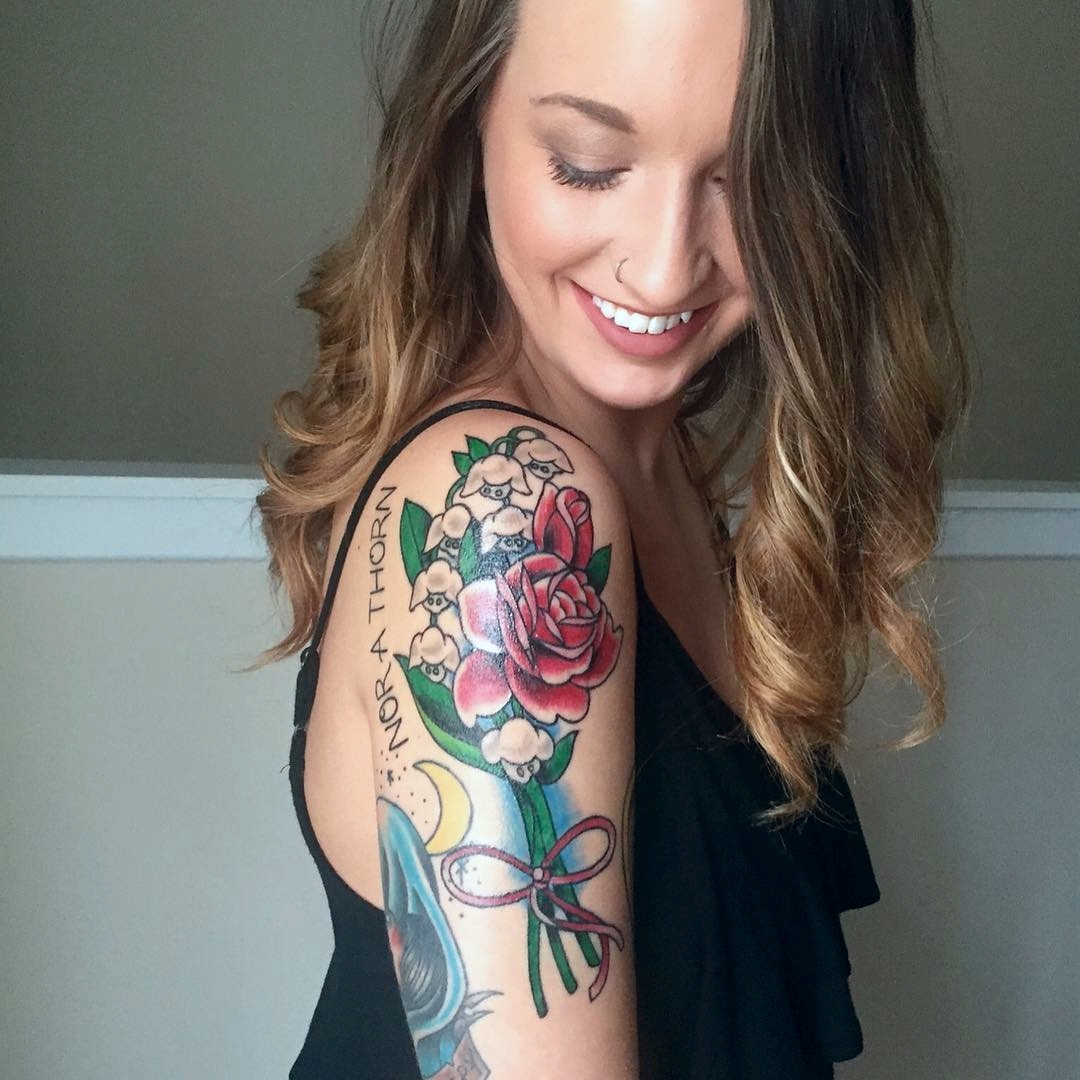  Tattoo by Nate Corder on Julie.&nbsp; 