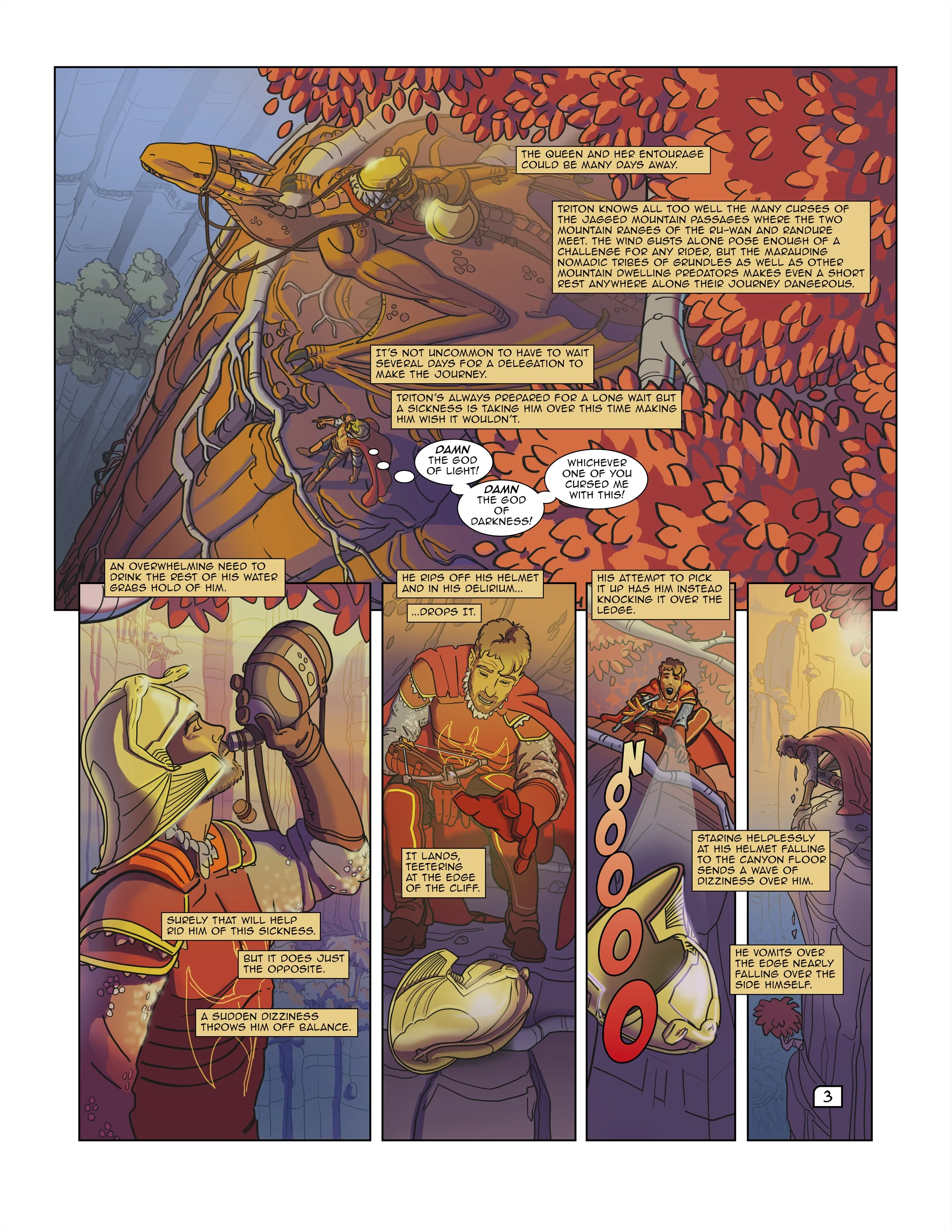 PAGE 3 - THE WIZARDS OF PANGEA