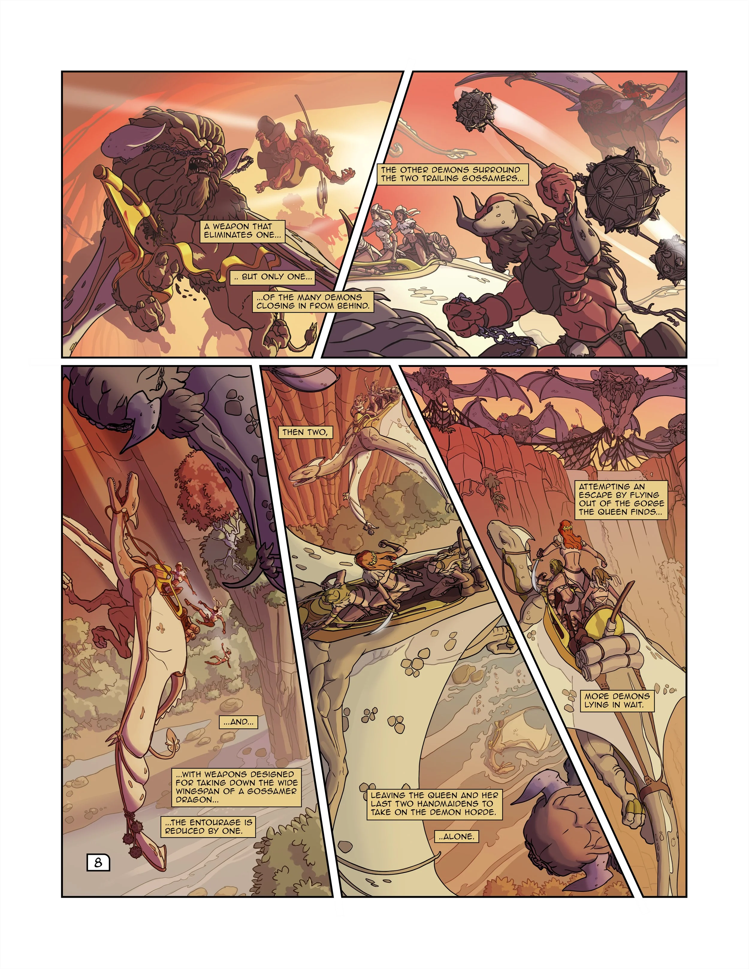 PAGE 8 - THE WIZARDS OF PANGEA