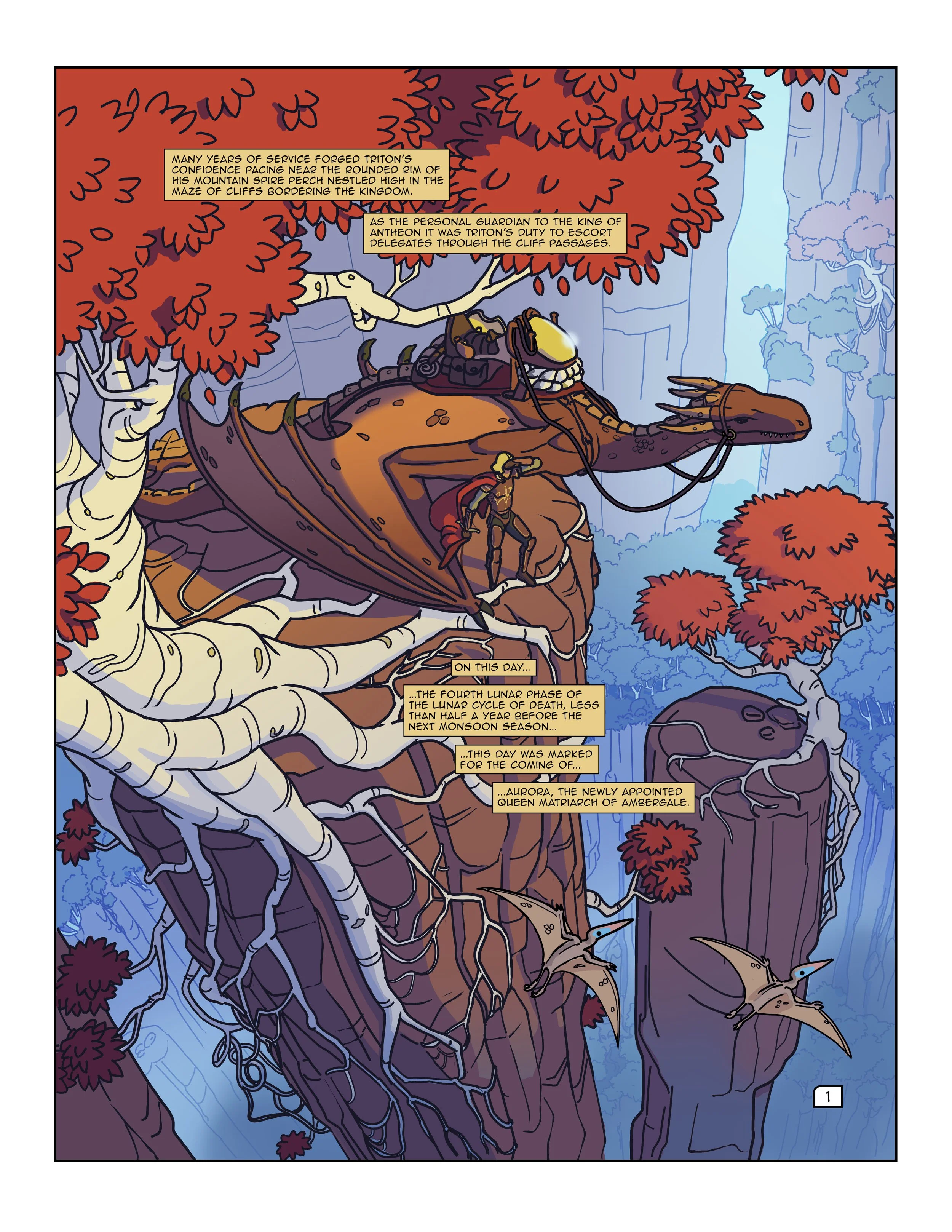 PAGE 1 - THE WIZARDS OF PANGEA