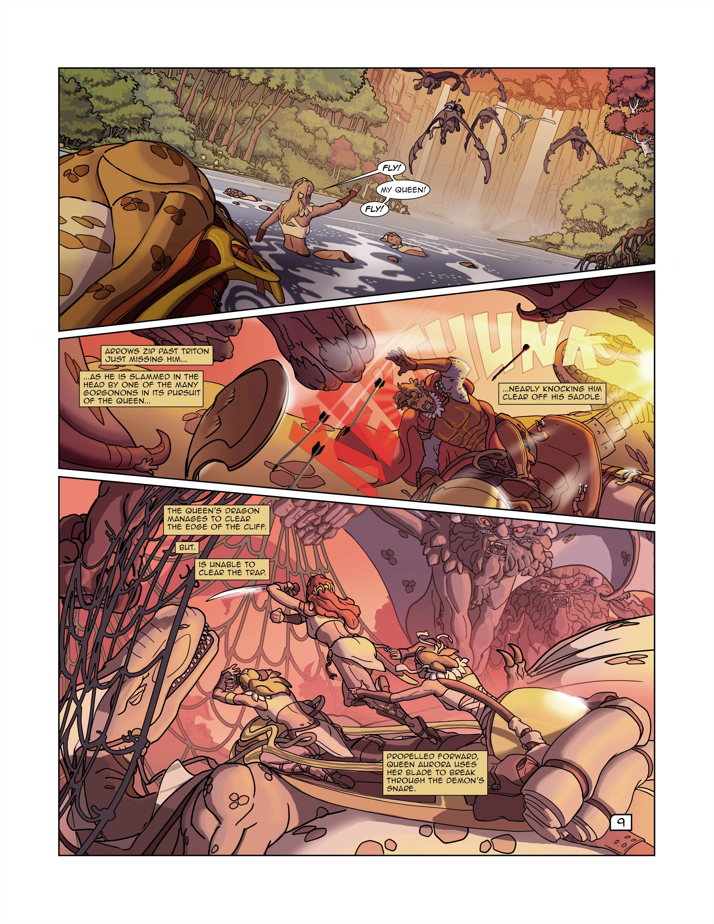 PAGE 9 - THE WIZARDS OF PANGEA