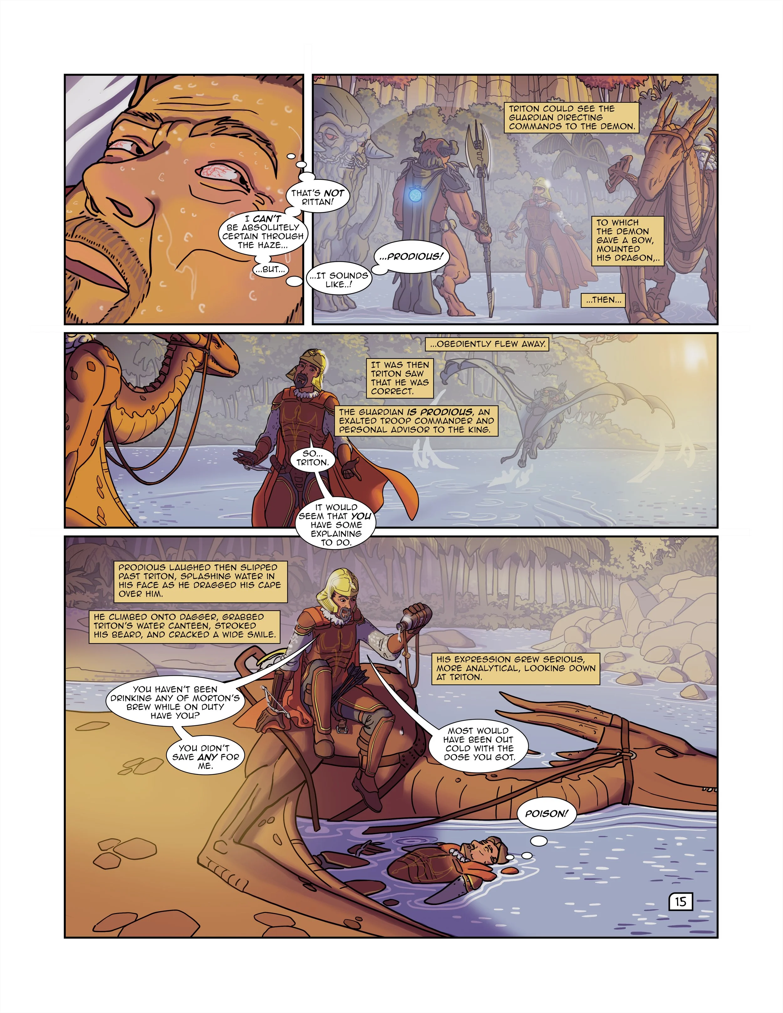 PAGE 15 - THE WIZARDS OF PANGEA