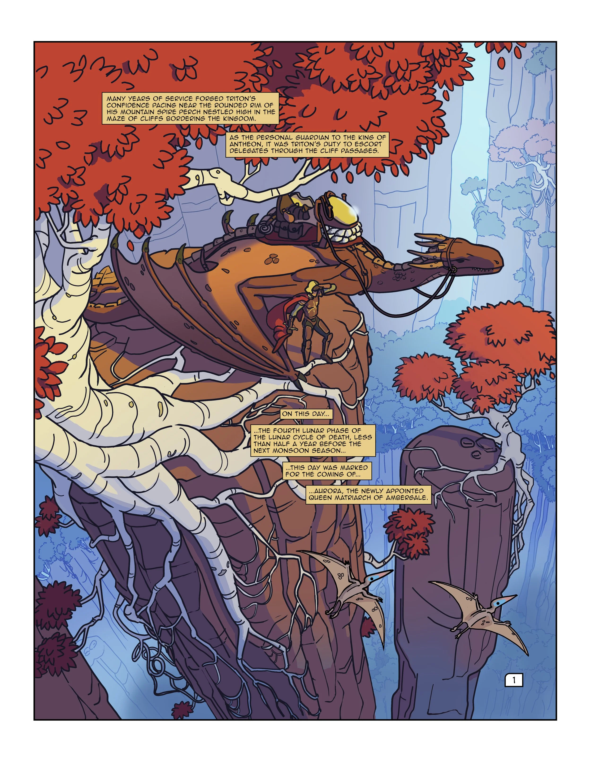 PAGE 1 - THE WIZARDS OF PANGEA