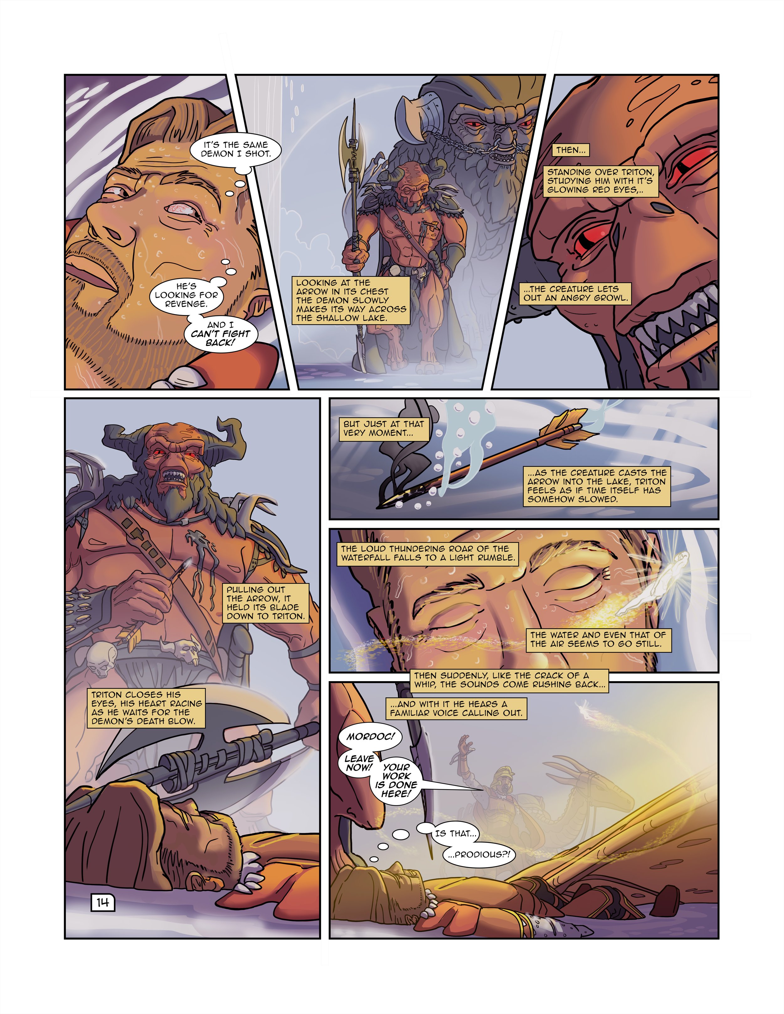 PAGE 14 - THE WIZARDS OF PANGEA