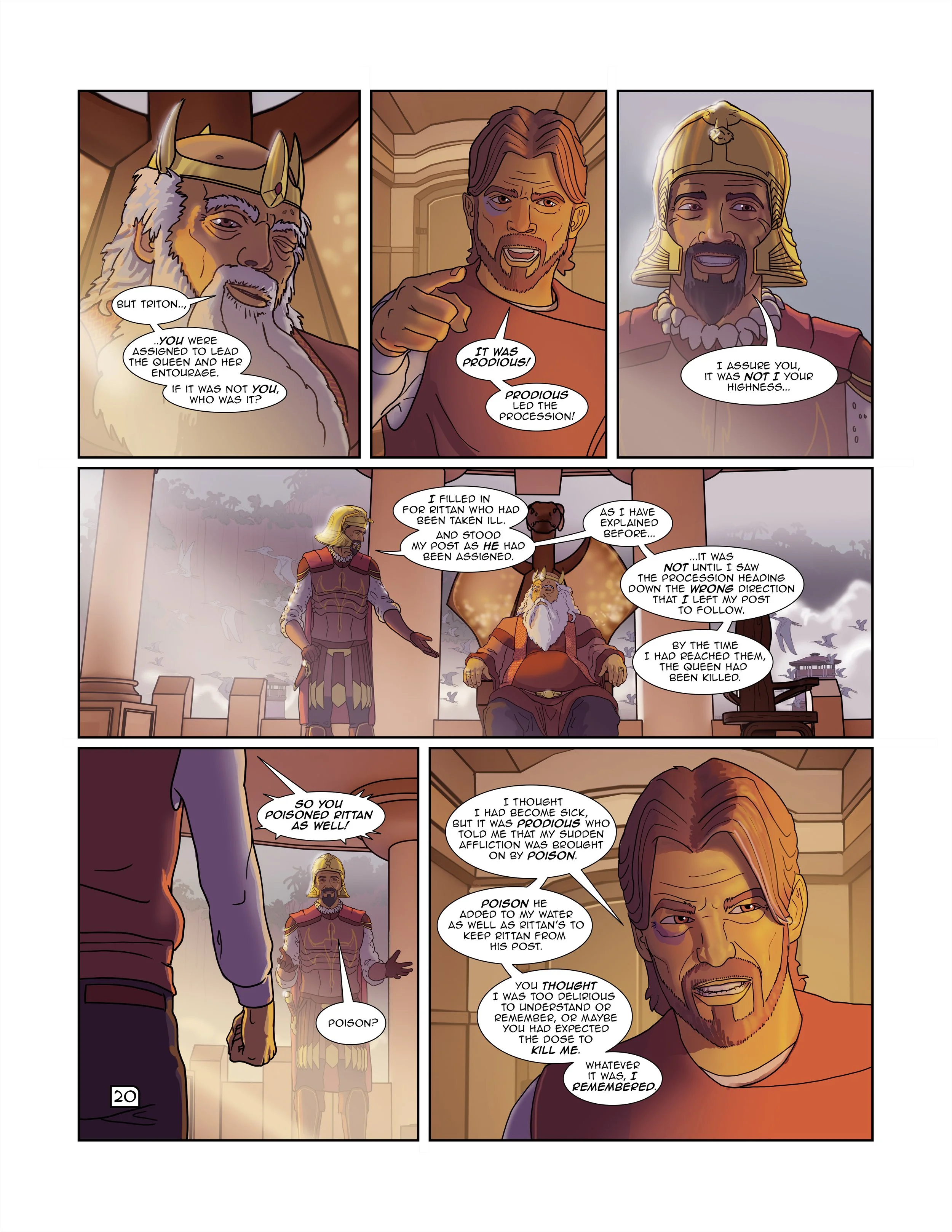 PAGE 20 - THE WIZARDS OF PANGEA