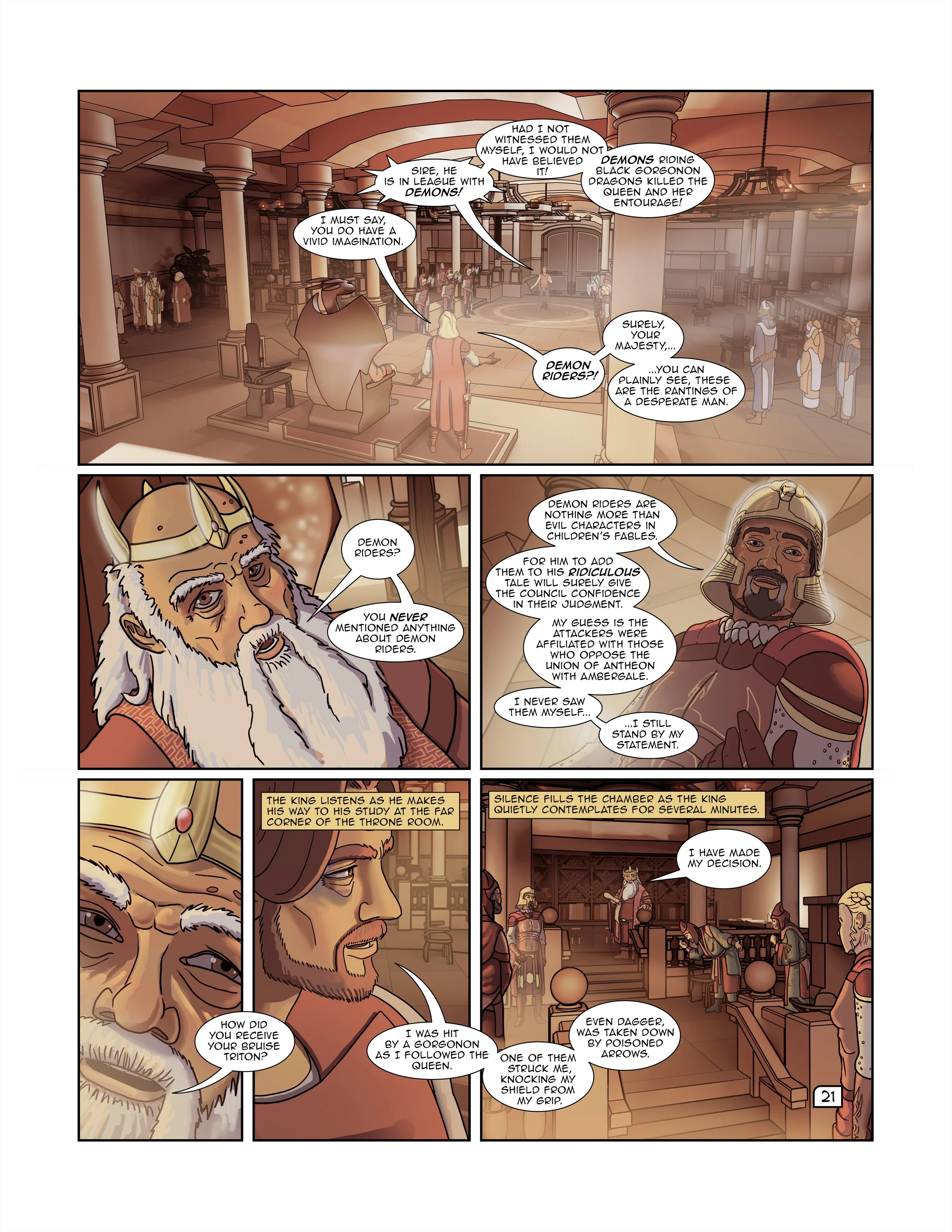 PAGE 21 - THE WIZARDS OF PANGEA