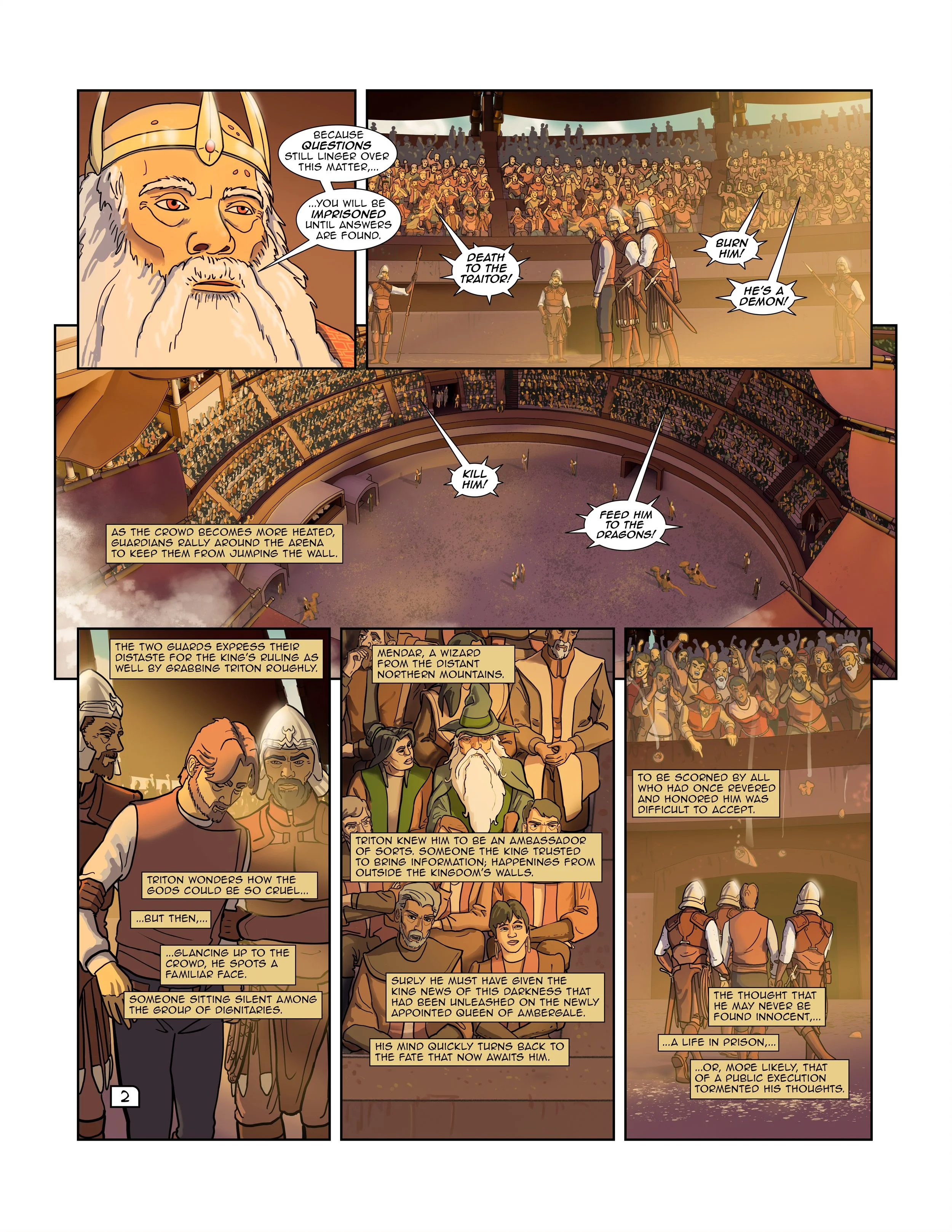 PAGE 2 - THE WIZARDS OF PANGEA