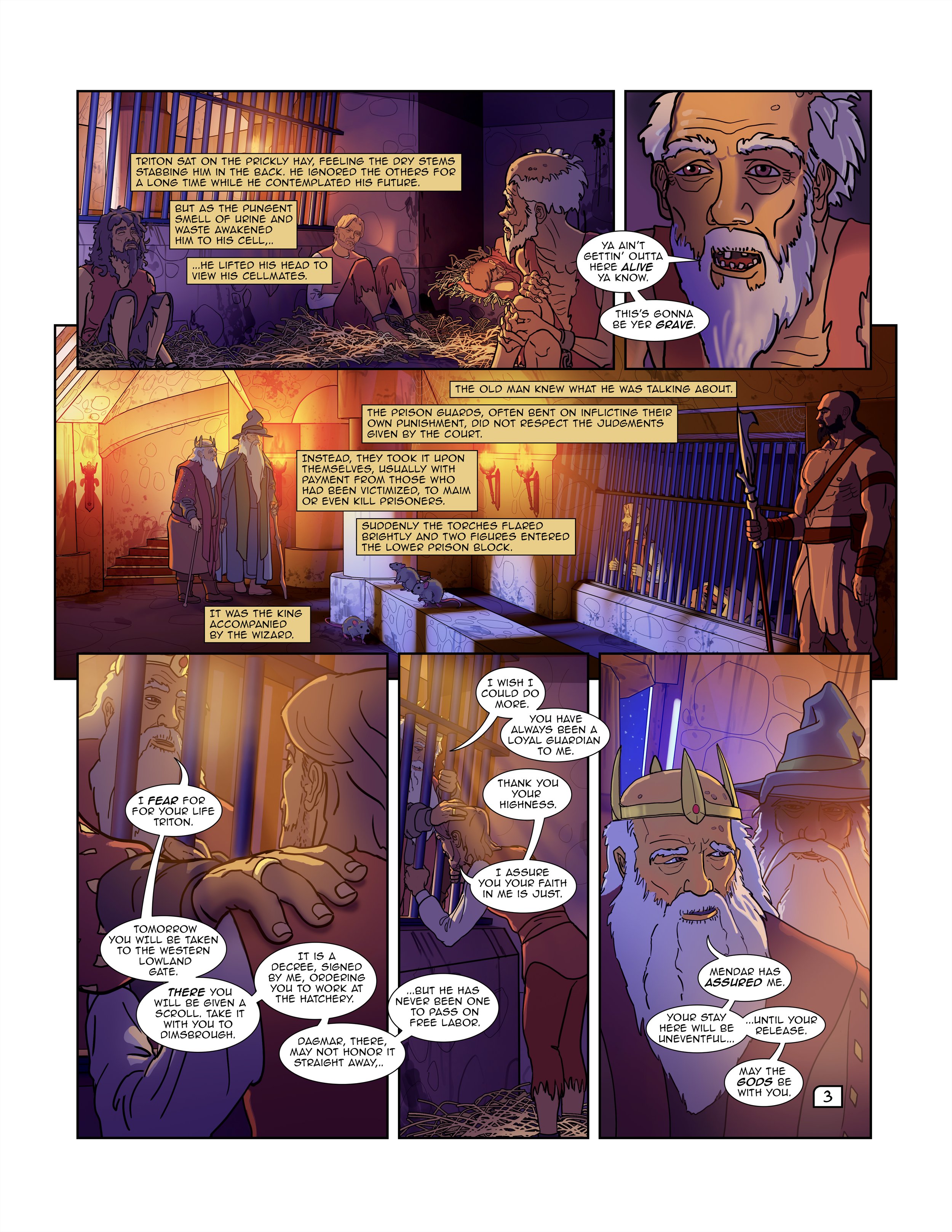 PAGE 3 - THE WIZARDS OF PANGEA