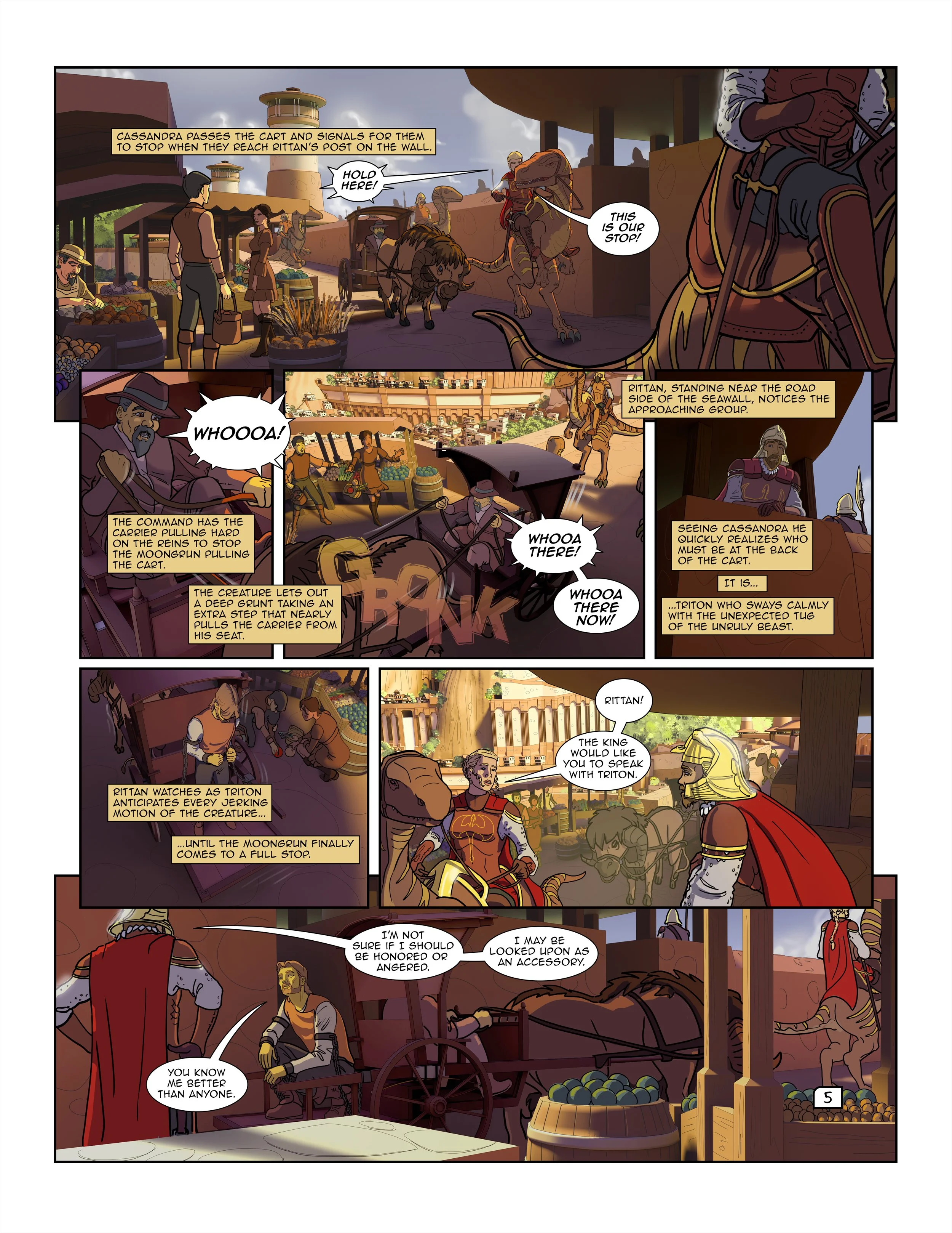 PAGE 5 - THE WIZARDS OF PANGEA  