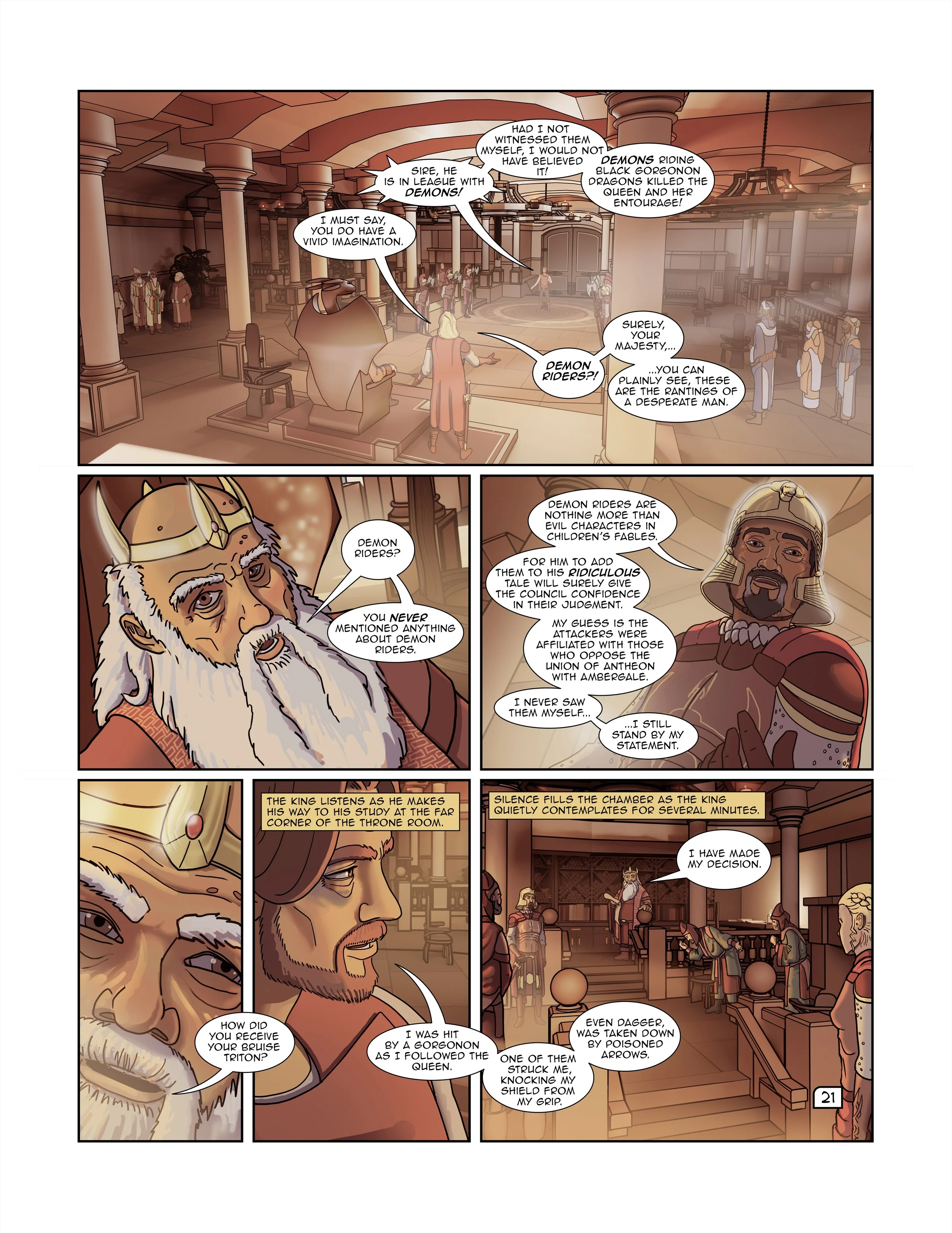 PAGE 21 - THE WIZARDS OF PANGEA