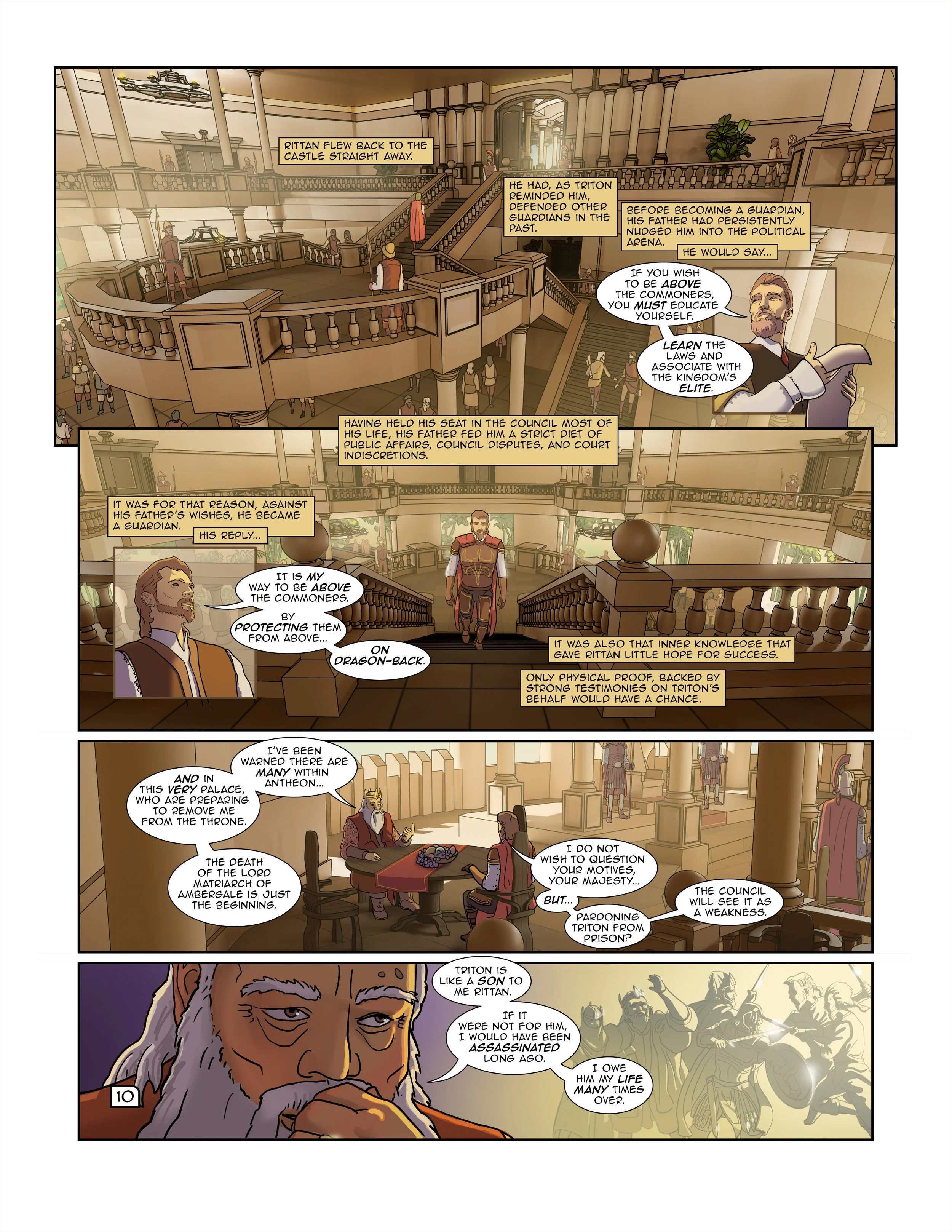 PAGE 10 - THE WIZARDS OF PANGEA 