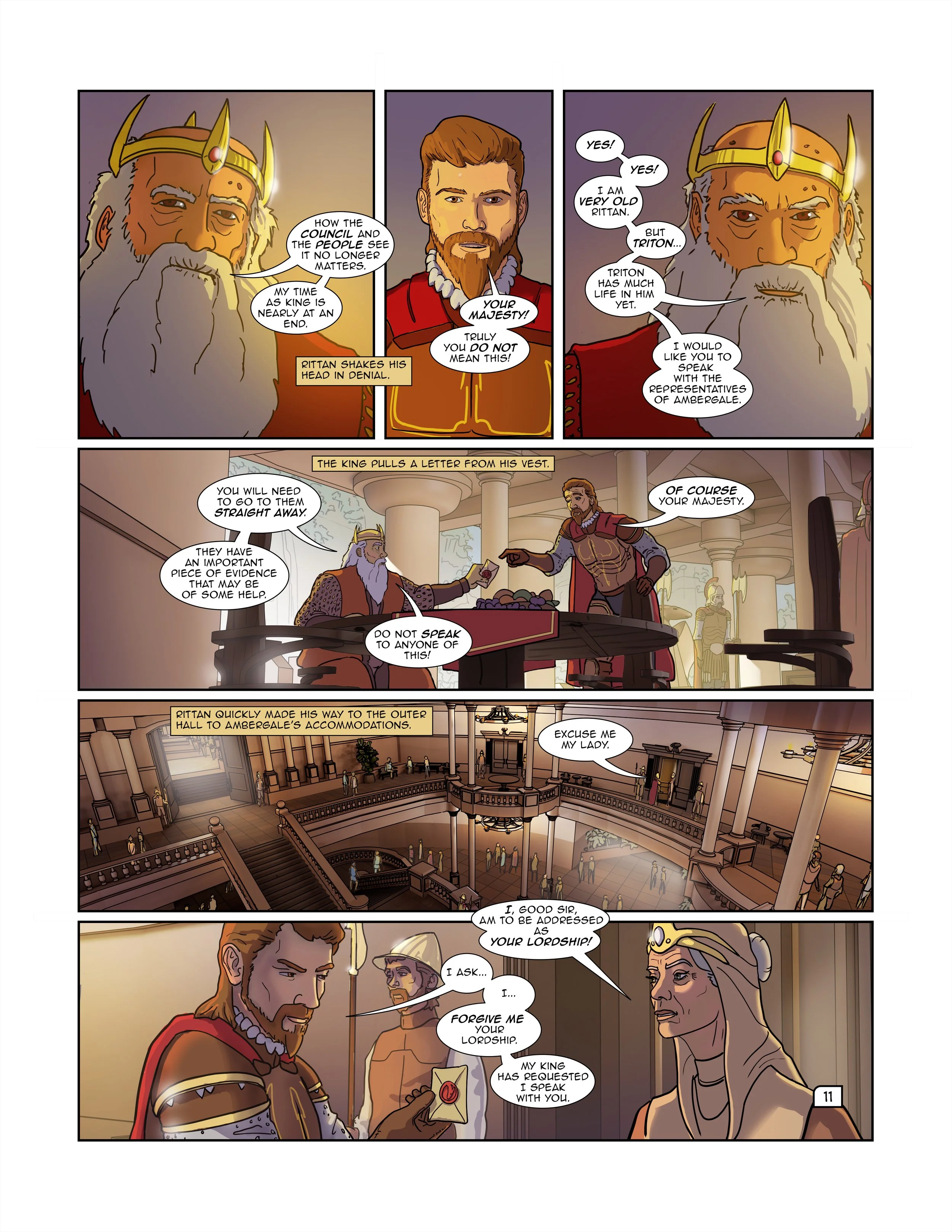 PAGE 11 - THE WIZARDS OF PANGEA