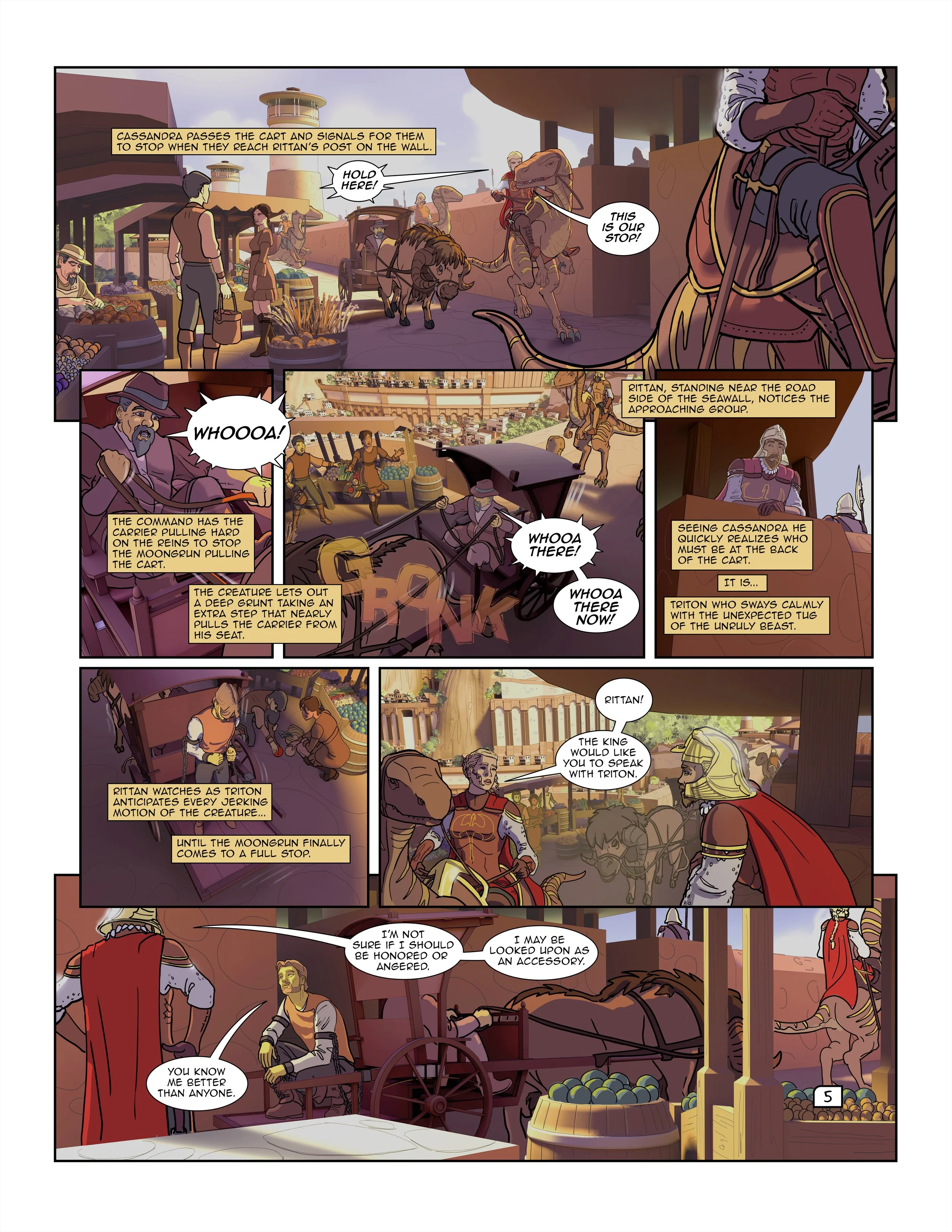 PAGE 5 - THE WIZARDS OF PANGEA  