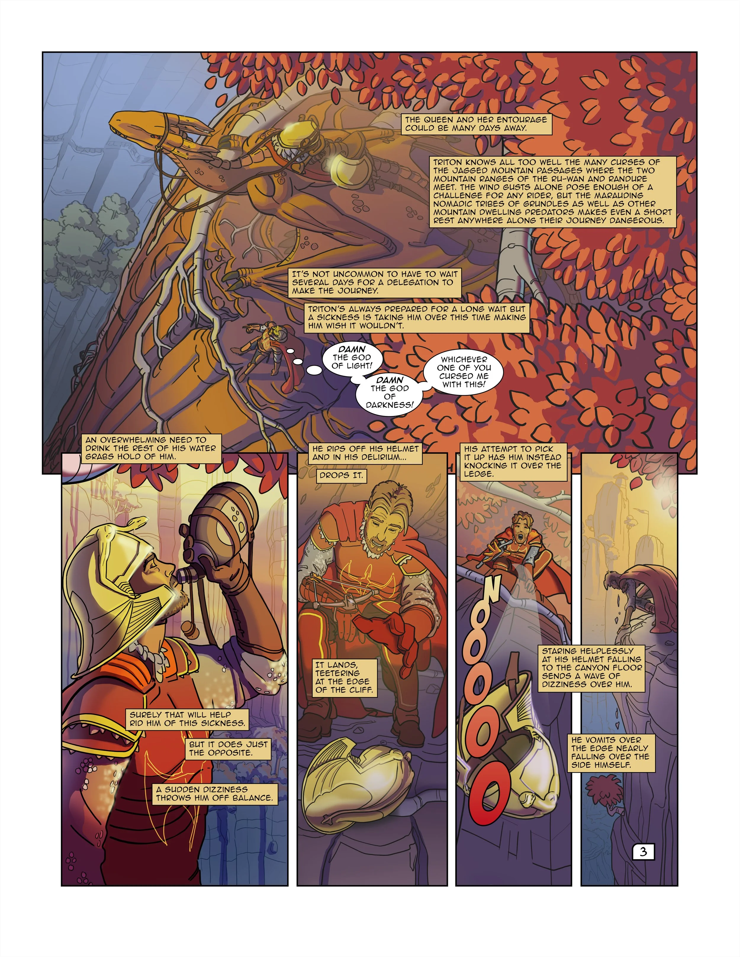 PAGE 3 - THE WIZARDS OF PANGEA 