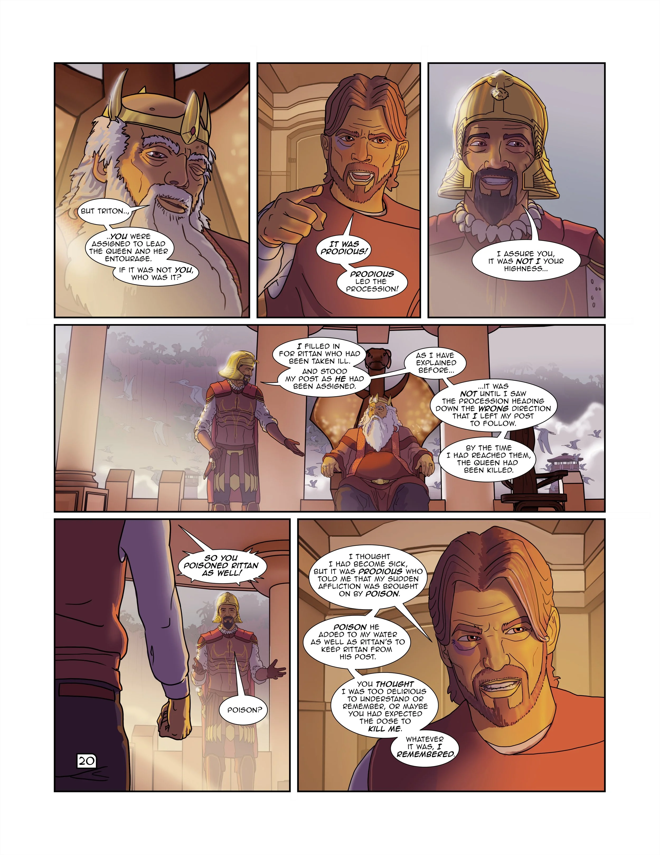 PAGE 20 - THE WIZARDS OF PANGEA