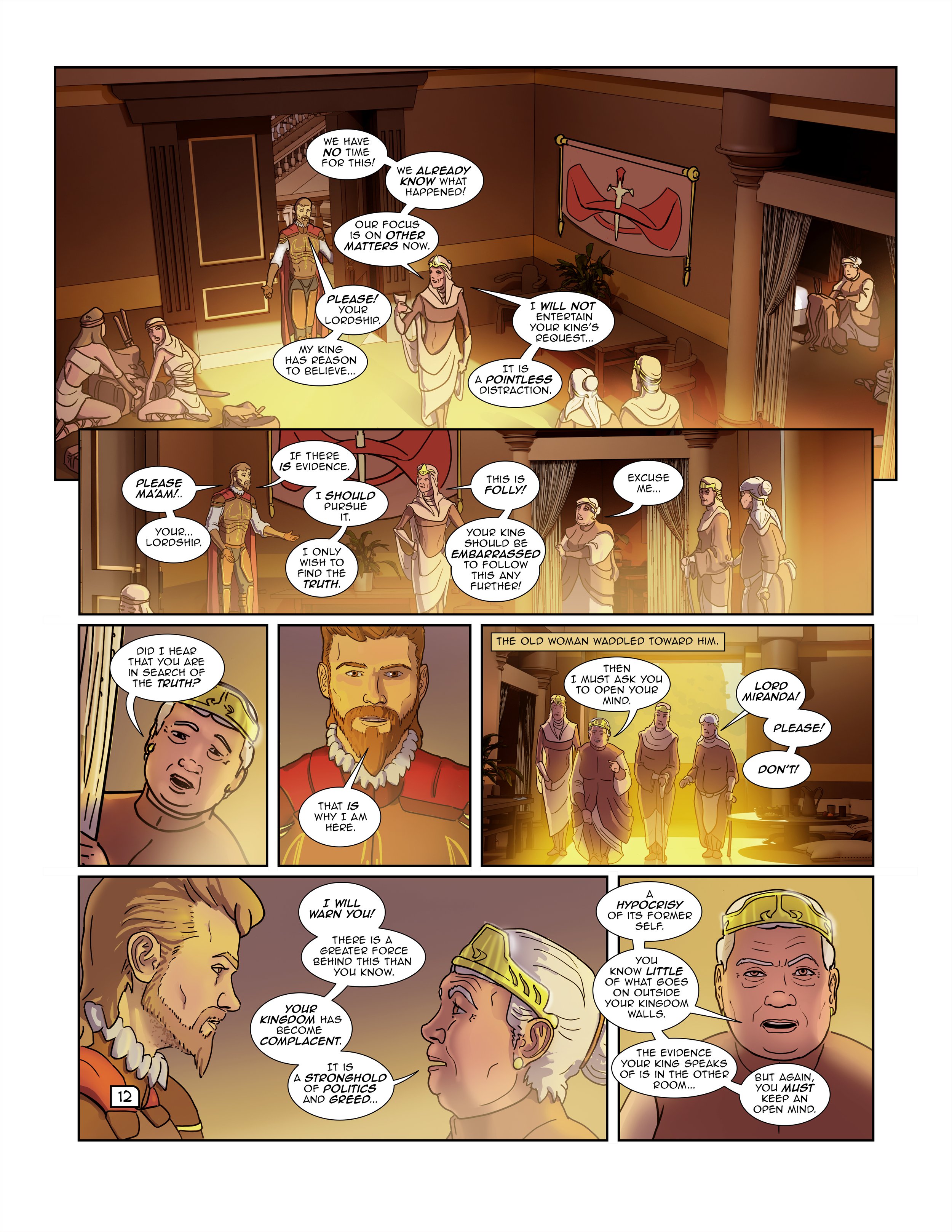 PAGE 12- THE WIZARDS OF PANGEA 