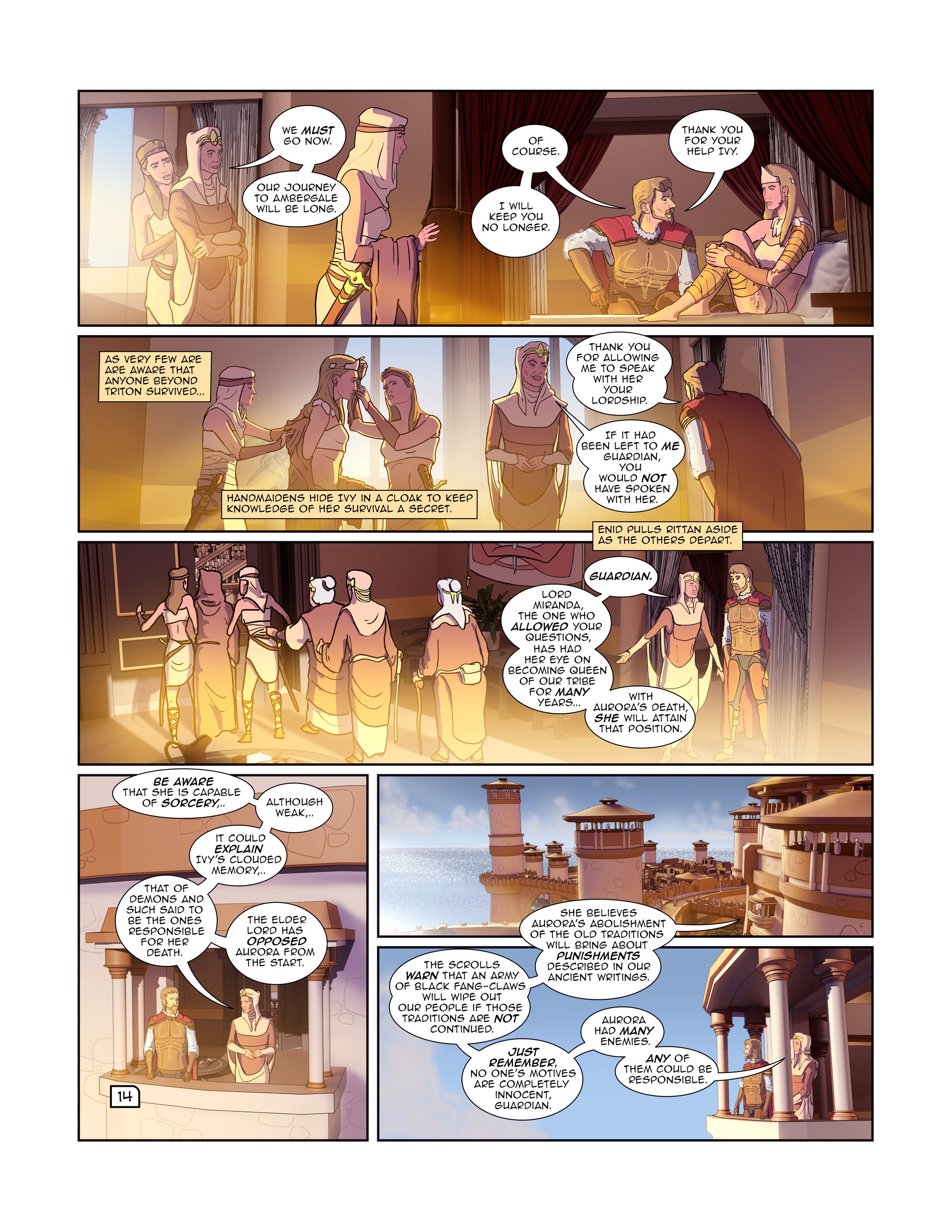 PAGE 14- THE WIZARDS OF PANGEA
