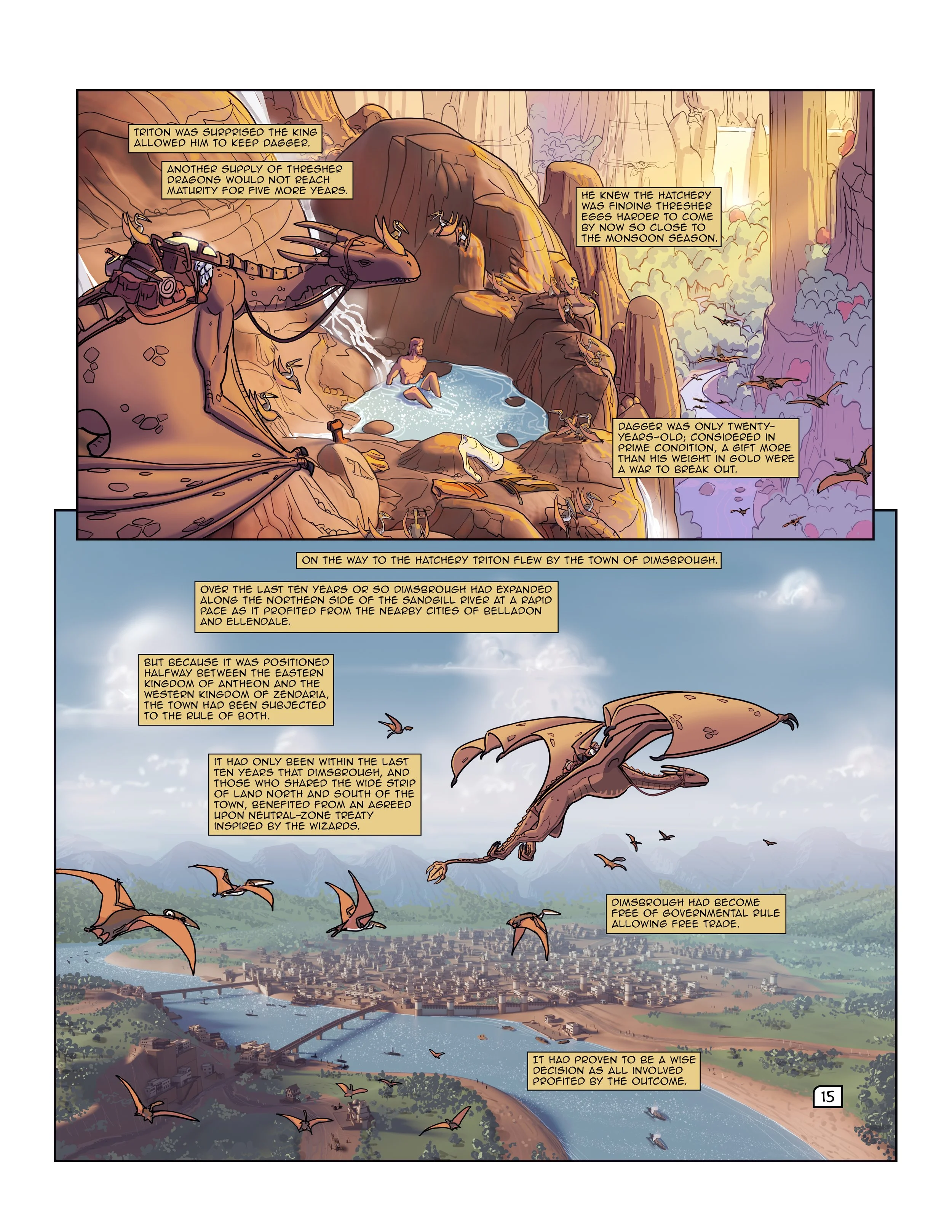 PAGE 15- THE WIZARDS OF PANGEA