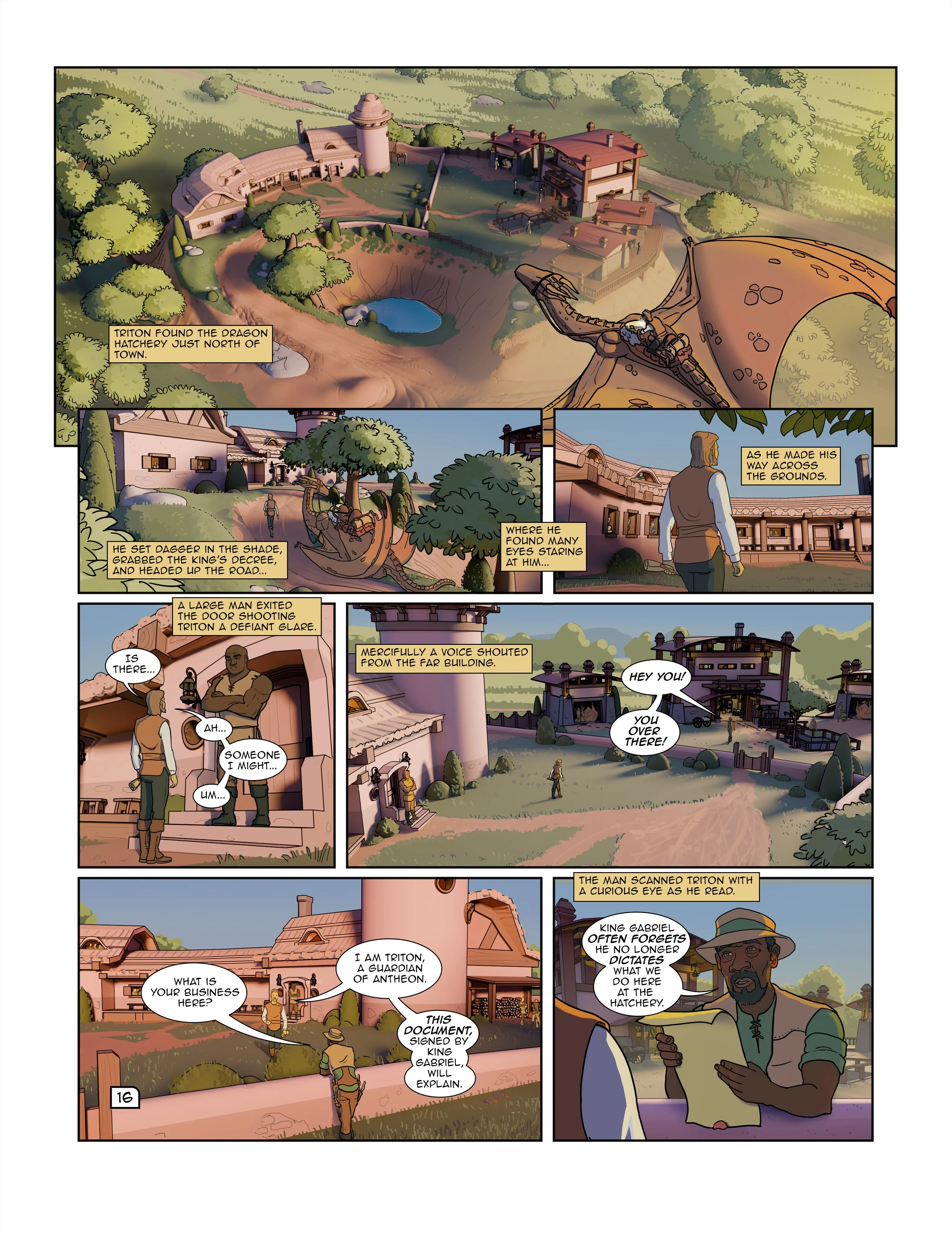 PAGE 16- THE WIZARDS OF PANGEA