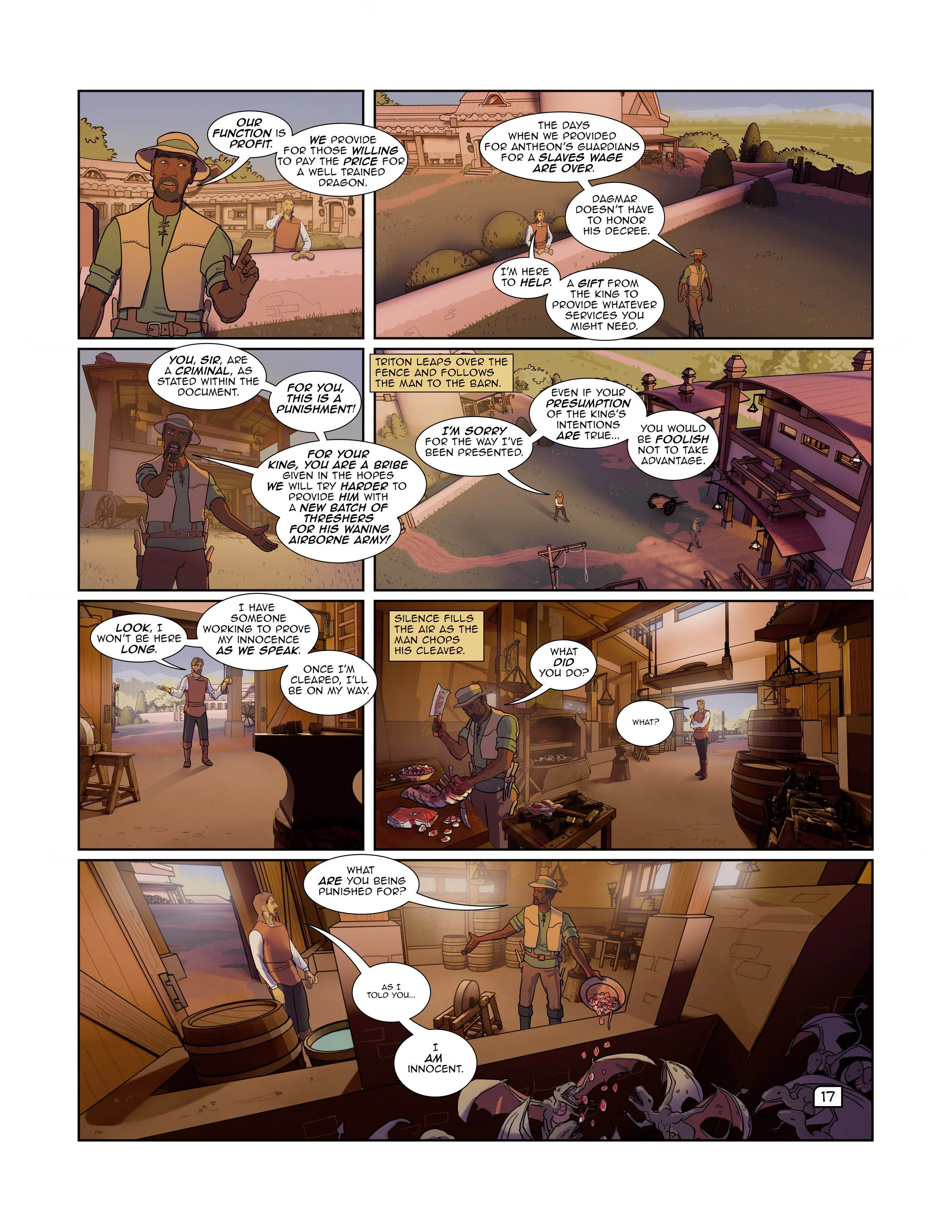 PAGE 17- THE WIZARDS OF PANGEA