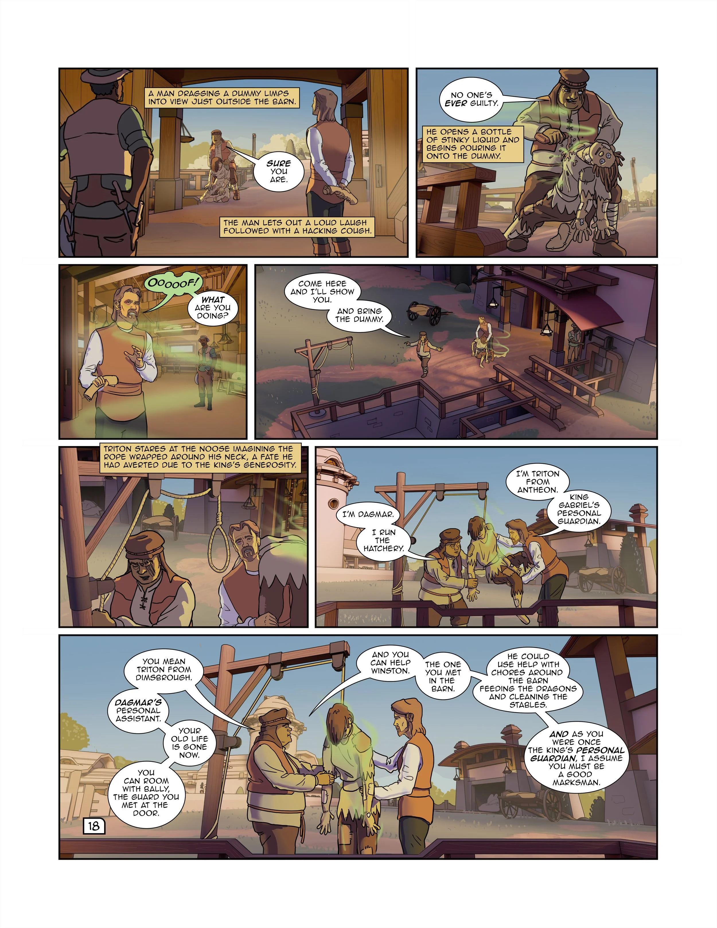 PAGE 18 - THE WIZARDS OF PANGEA