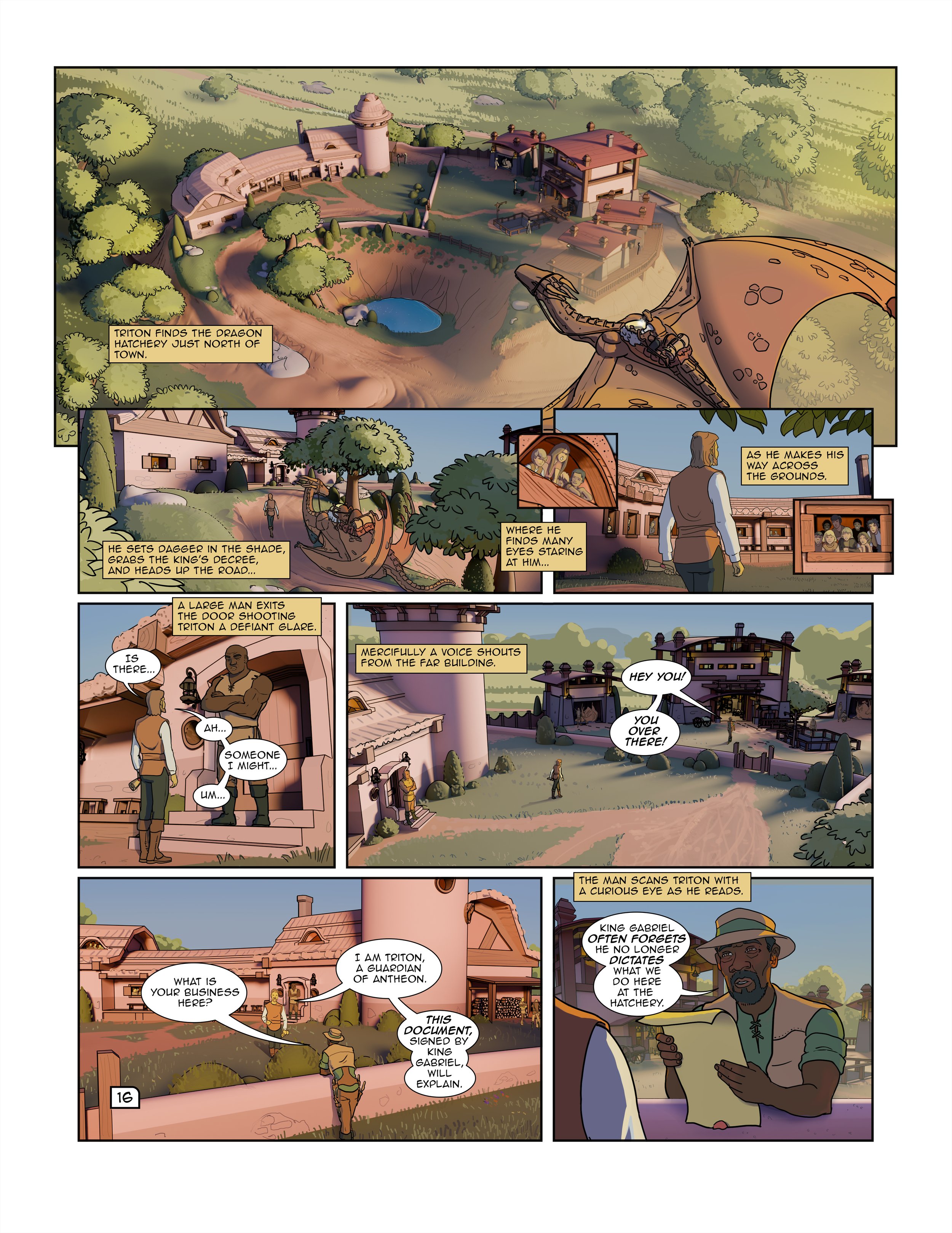 PAGE 16- THE WIZARDS OF PANGEA