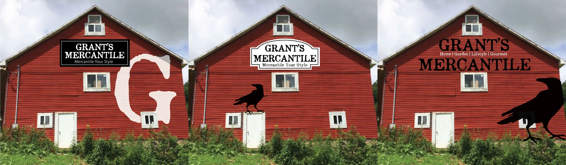 Grants Mercantile Barn Signs