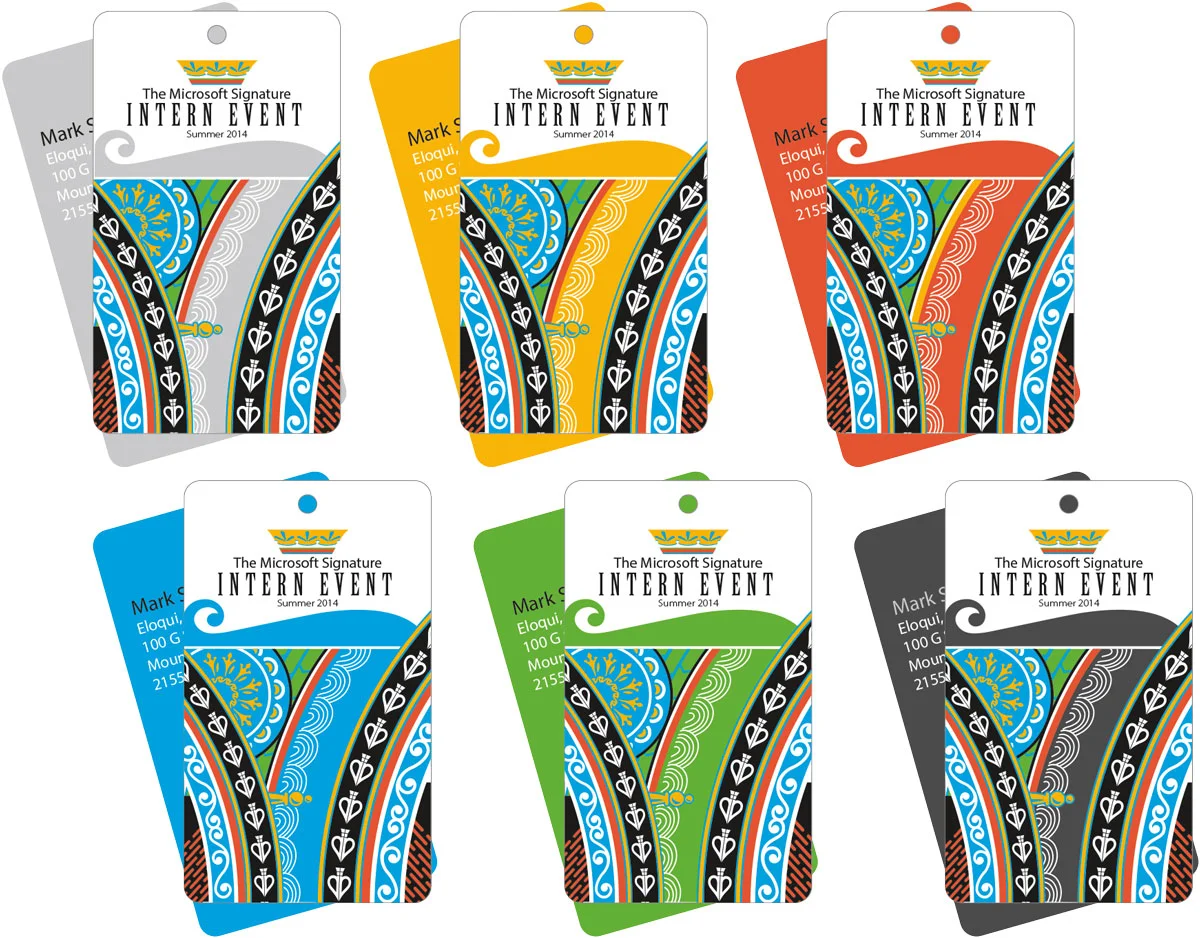 Microsoft Signature Intern Event Credentials