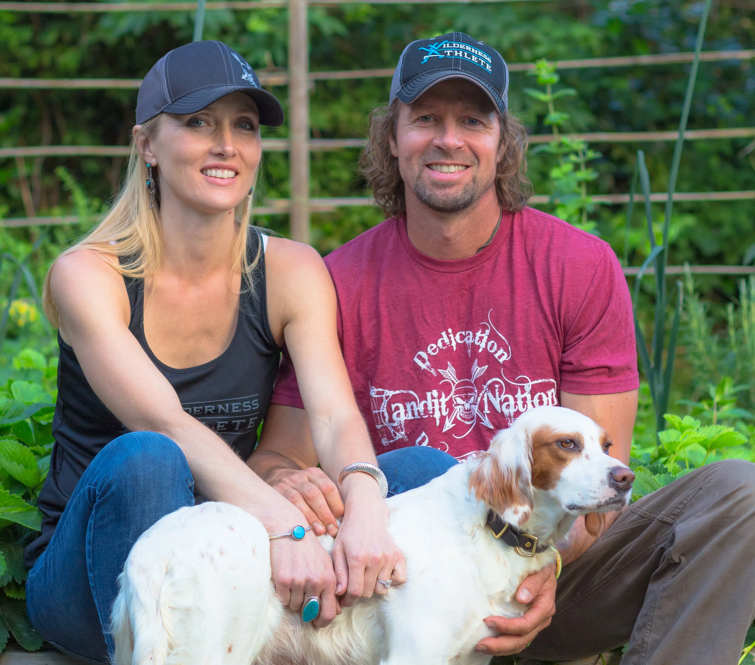 Photo credit: James Sylvester @_sly_sylvester Ryan's Hat and Hillary's shirt: Wilderness Athlete Hillary's Hat and Ryan's shirt: Arrow Bandit Nation