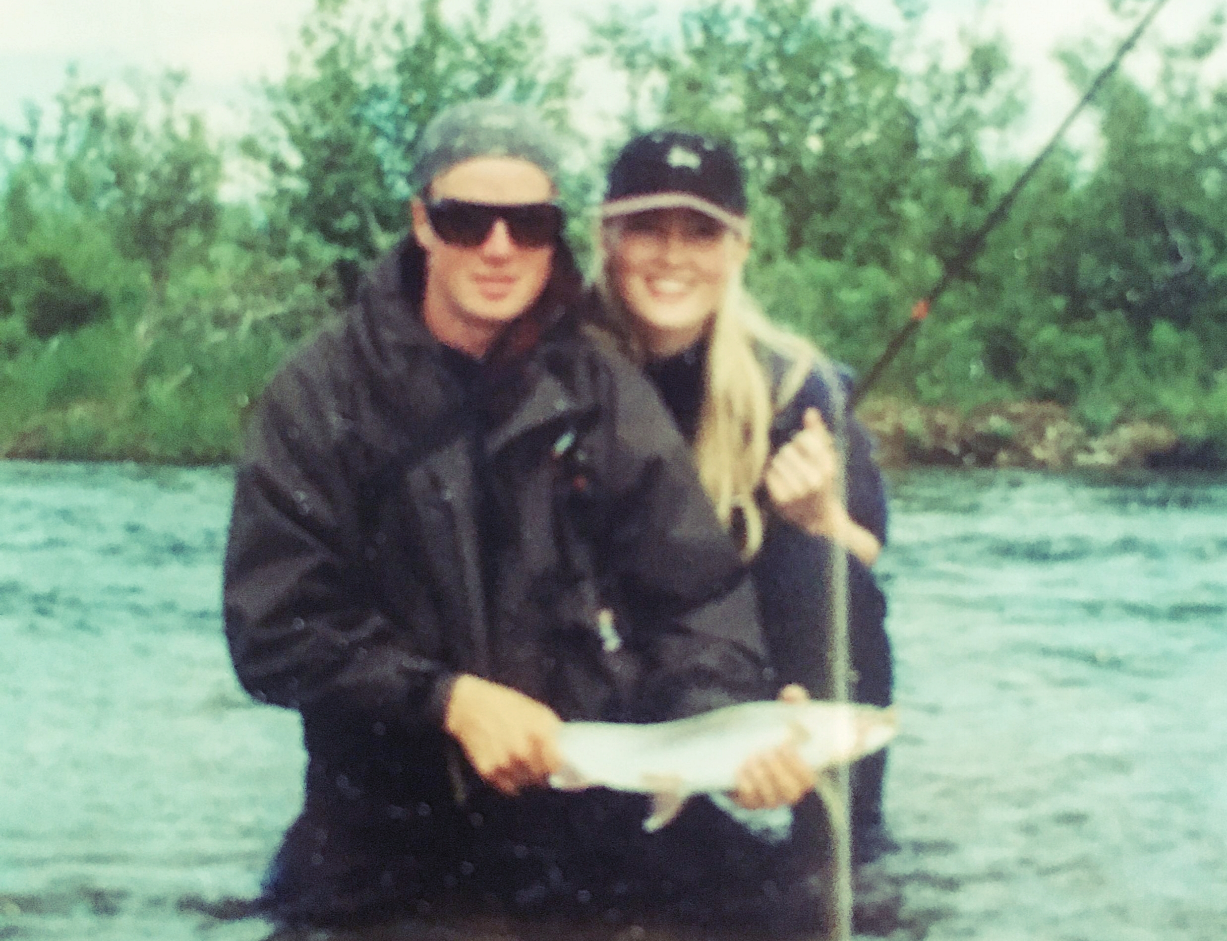 Our first date in Alaska 1995.
