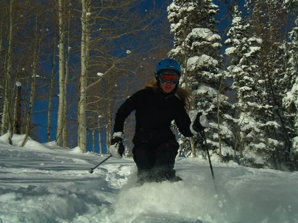 Skiing Steamboat backcountry.