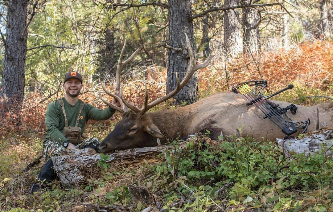 Jon and his Montana archery elk. 