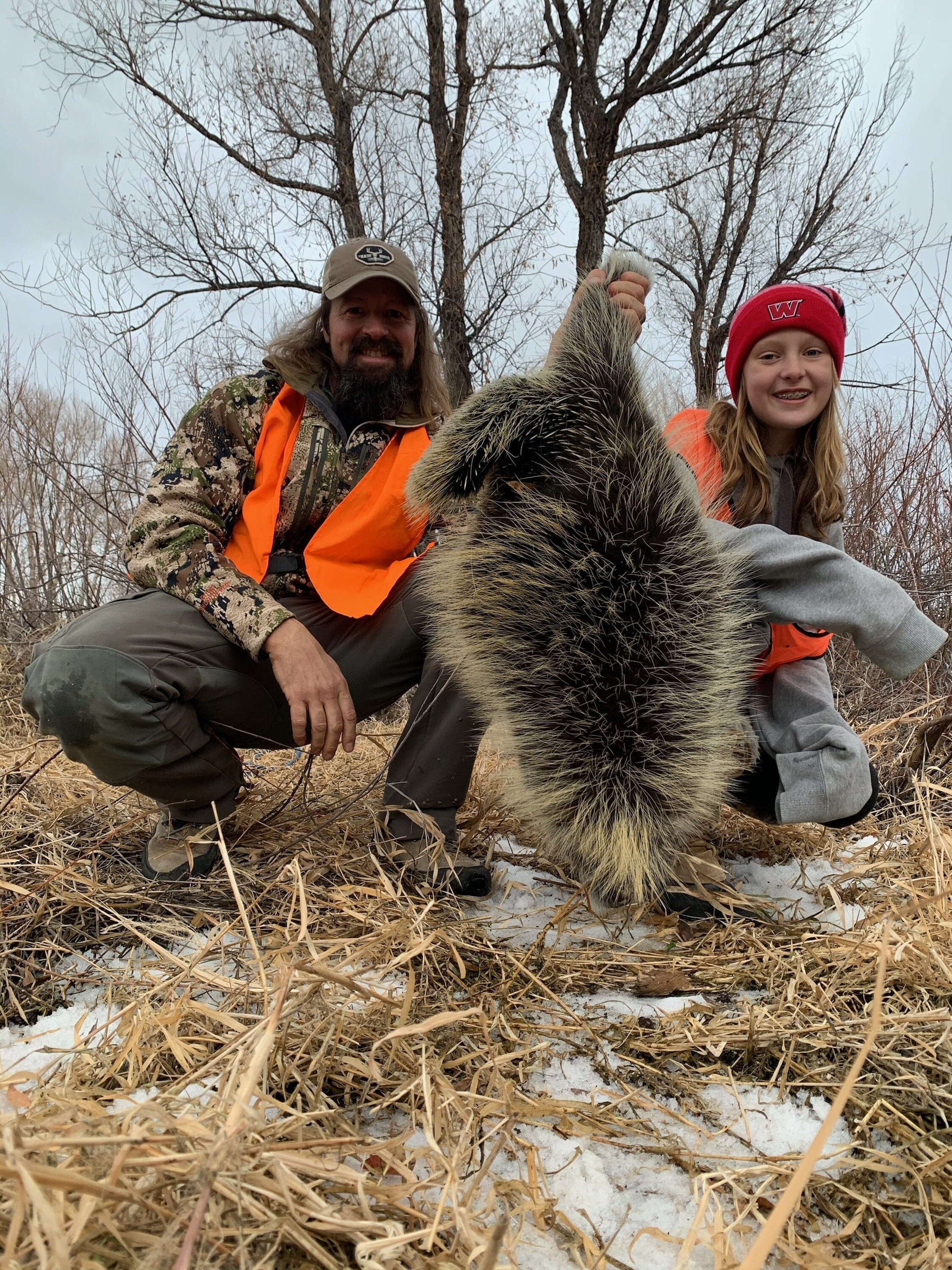 Ryan and Pailey with their 2019 Porcupine harvest.