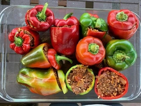 Stuffed and ready for the oven!