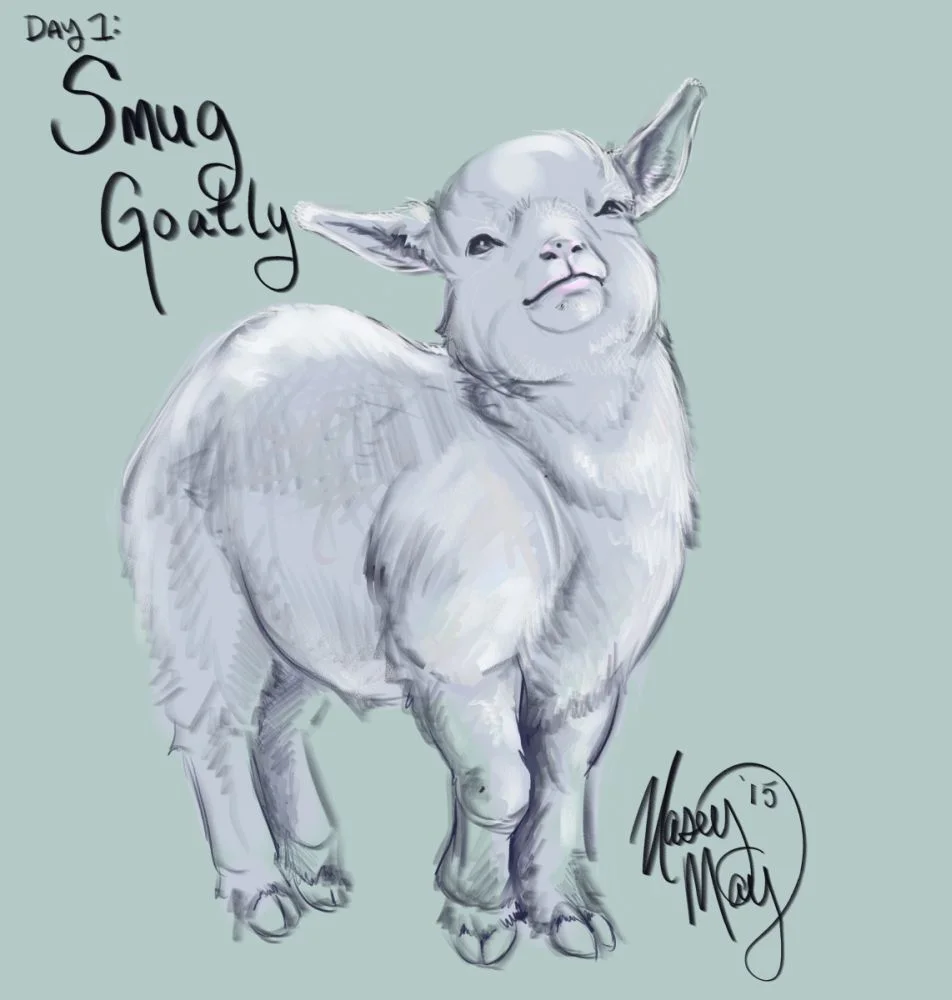 Day 1: Smug Goatly