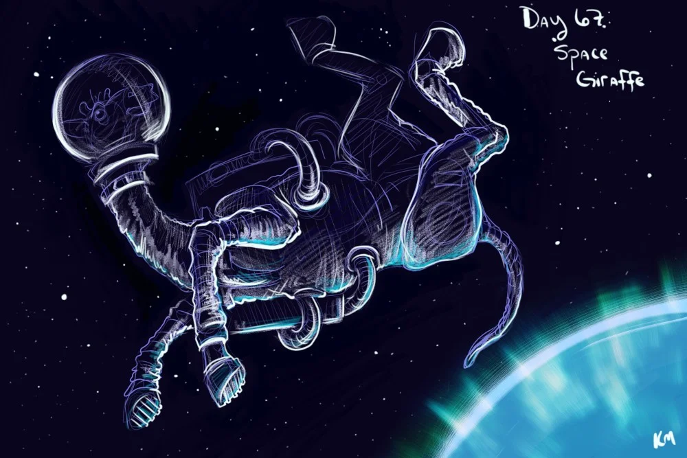 Day 67: Space Giraffe