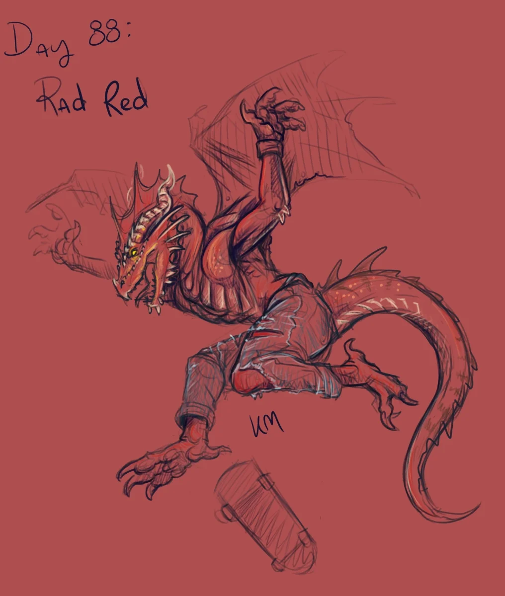 Day 88: Rad Red