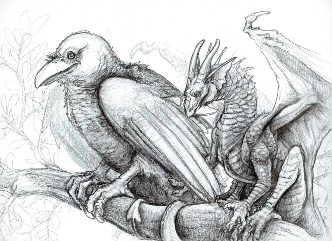 Week 10: Various Sketches: Dragon Groomer