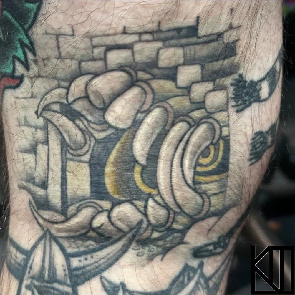  color tattoo  fantasy tattoo  monster tattoo  double king tattoo  indianapolis artist  indianapolis tattoo  tattoo design  tattoo illustration  custom tattoo  flash tattoo  kasey may  kacey may  casey may 