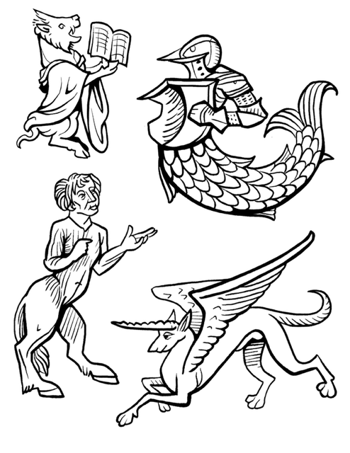 Medieval Marginalia: Medium Guys 2