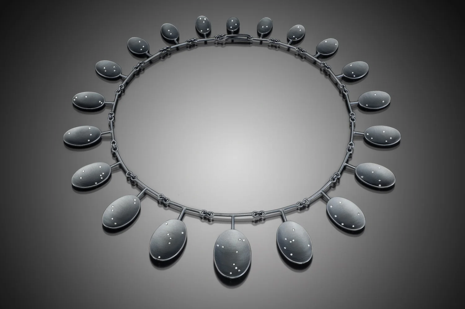 Oval Star Map Necklace