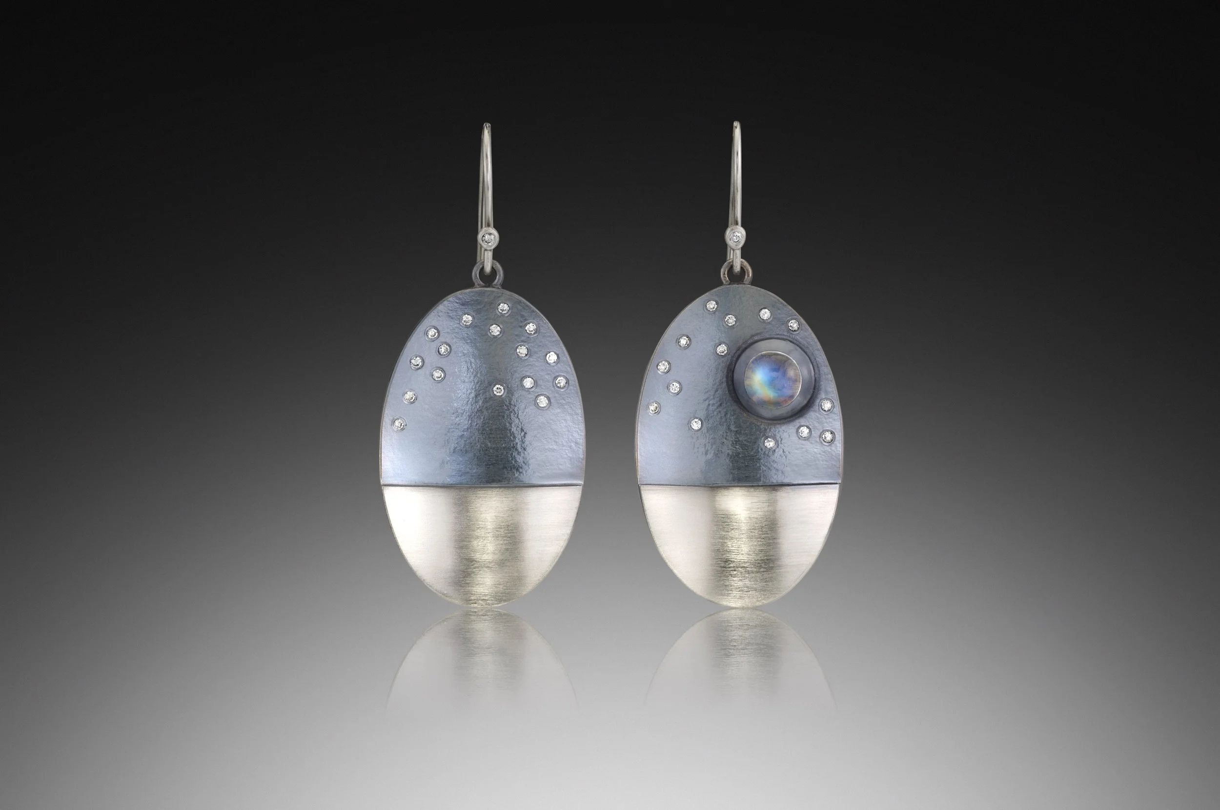 Night Landscape Earrings
