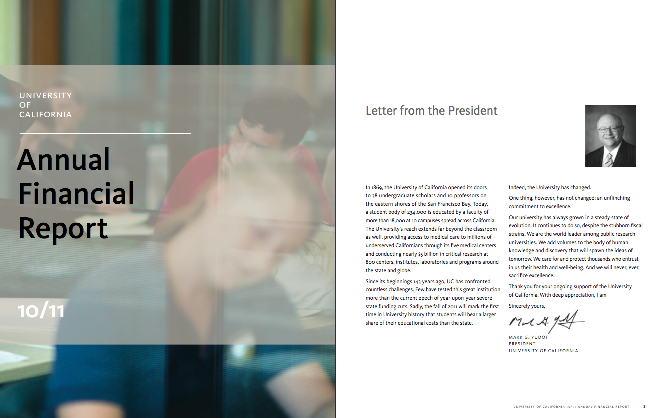 Letter from the President.