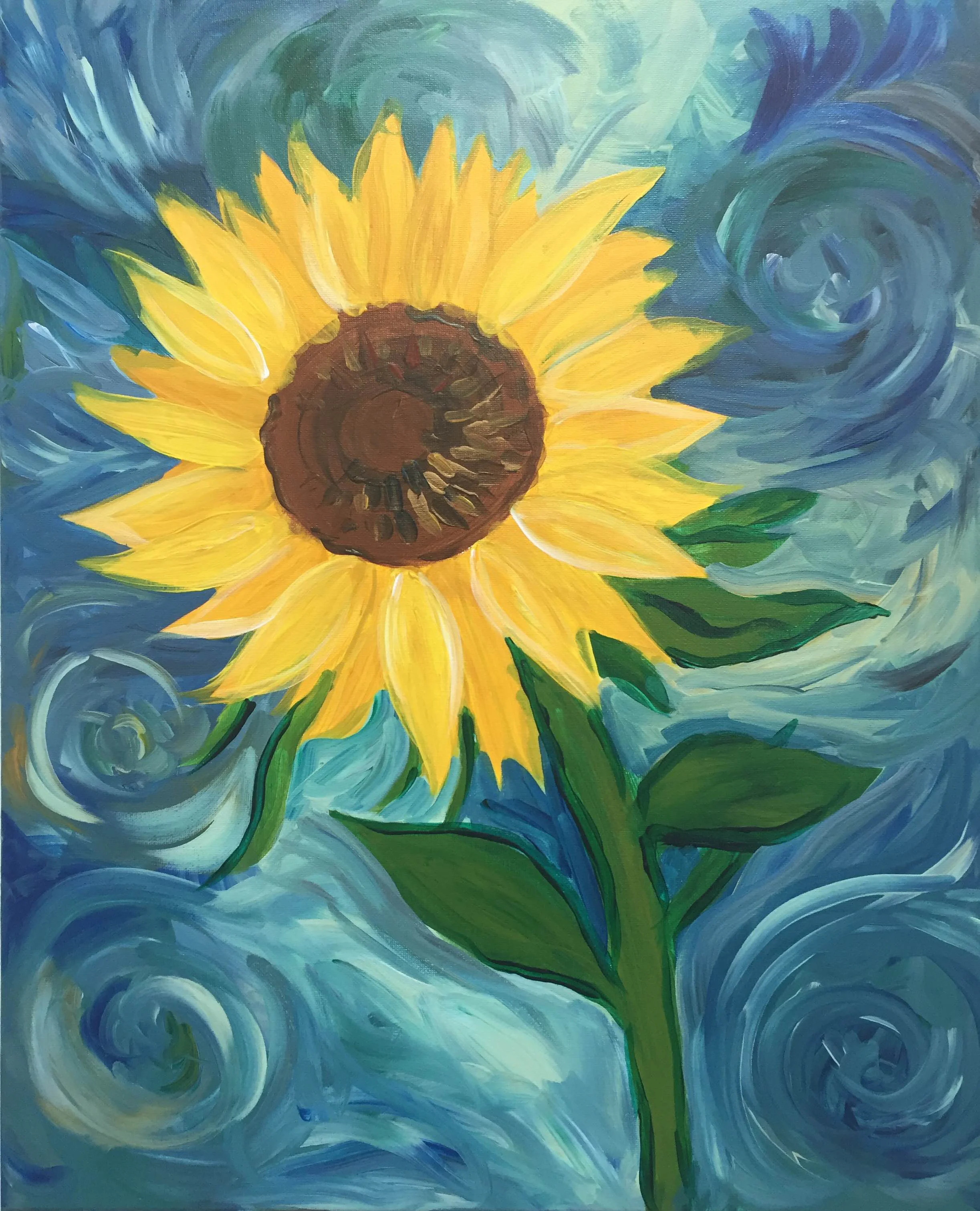 Sunflower Painting By Van Gogh Sunflower