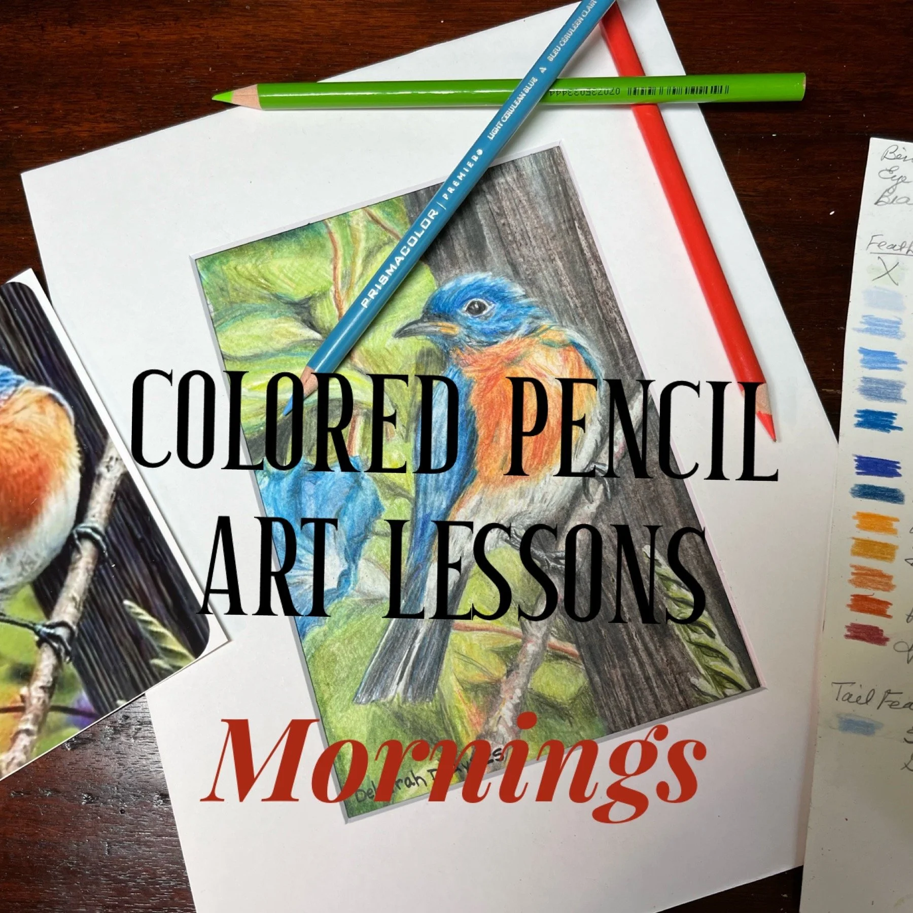 Colored Pencils Art Lessons with Debbie Ayres — Sip&Gogh