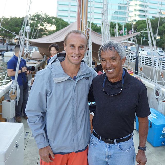 June 17, 2016: we boarded the @hokuleawwv in New York to take @mikelofaro home to Block Island. June 17, 2017: we excitedly welcome the Hōkūle'a home to Hawaii! More at www.hokulea.com/home