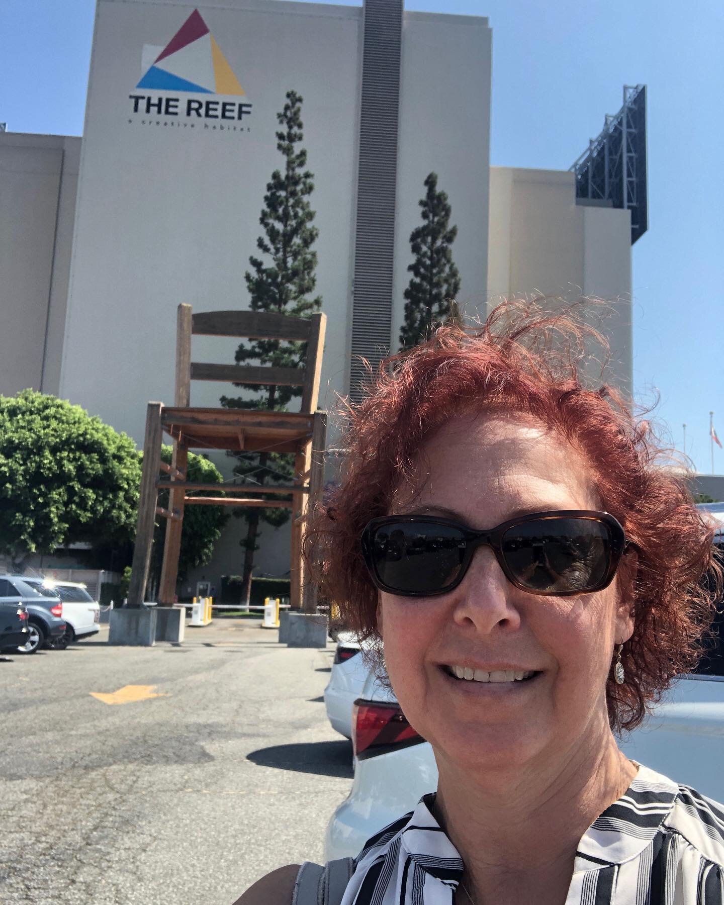 Today I'm at LA Mart at The Reef&mdash;seeing new products, creative design ideas, and meeting with reps. 🐠 🐡 🦀 🐙 🦑 🐟 🦐 🐚 

#behindthescenes #giftshow #buyer #sourcing #thereef #lamart #losangeles #cityofangels #buyingtrip #giantchair
