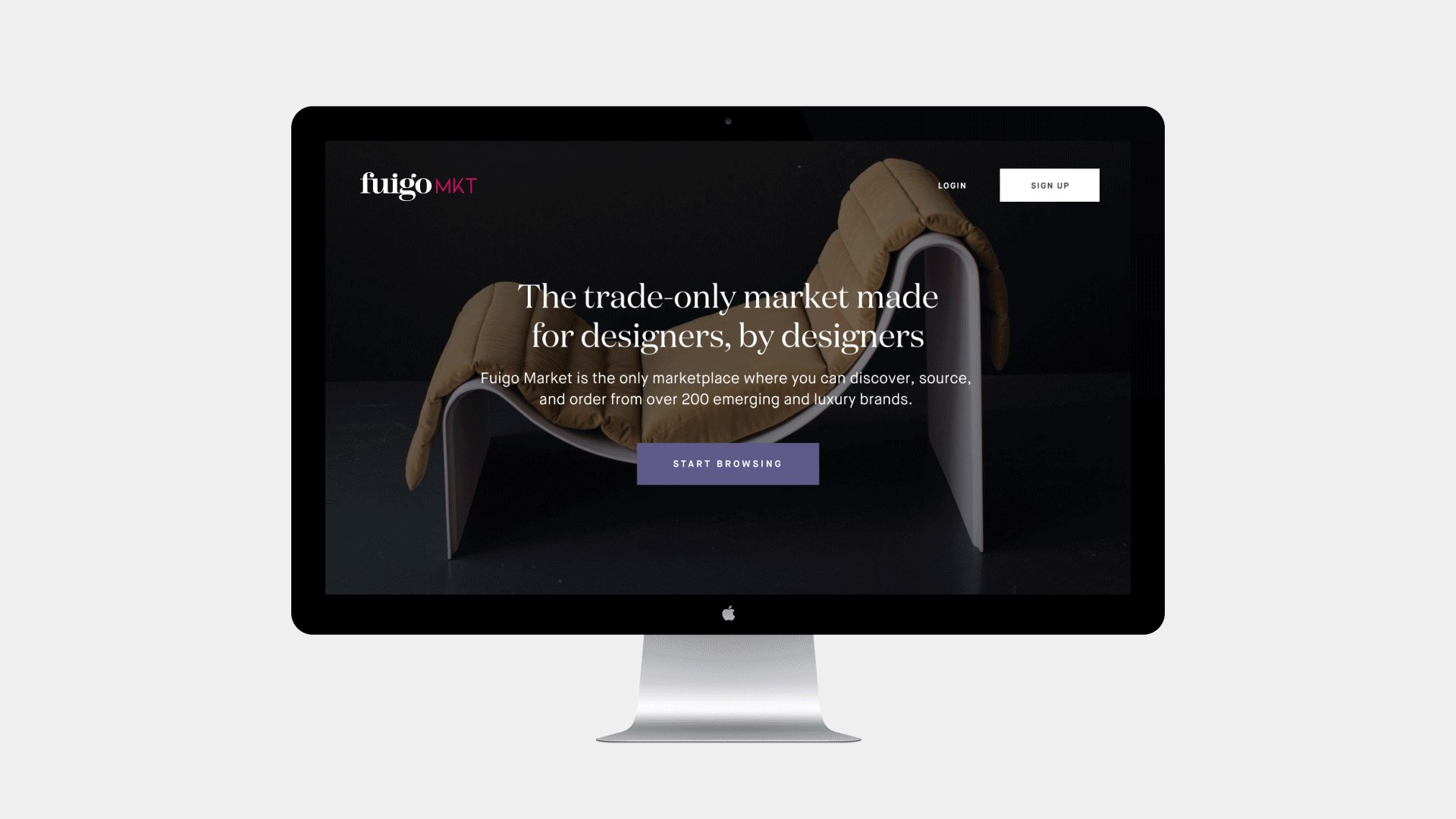 The first main value propositions I wanted to communicate was that we had an incredible market assortment of quality products, an innovative built-in message center makes communication with our vendors a breeze, and the secure payment portal makes buying a simple and safe process.