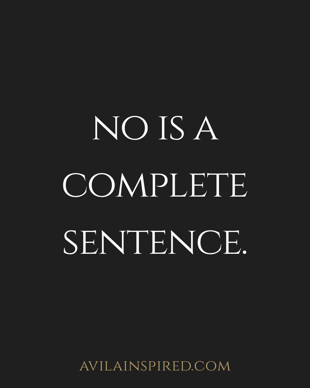 The Power of the Uncomplicated No